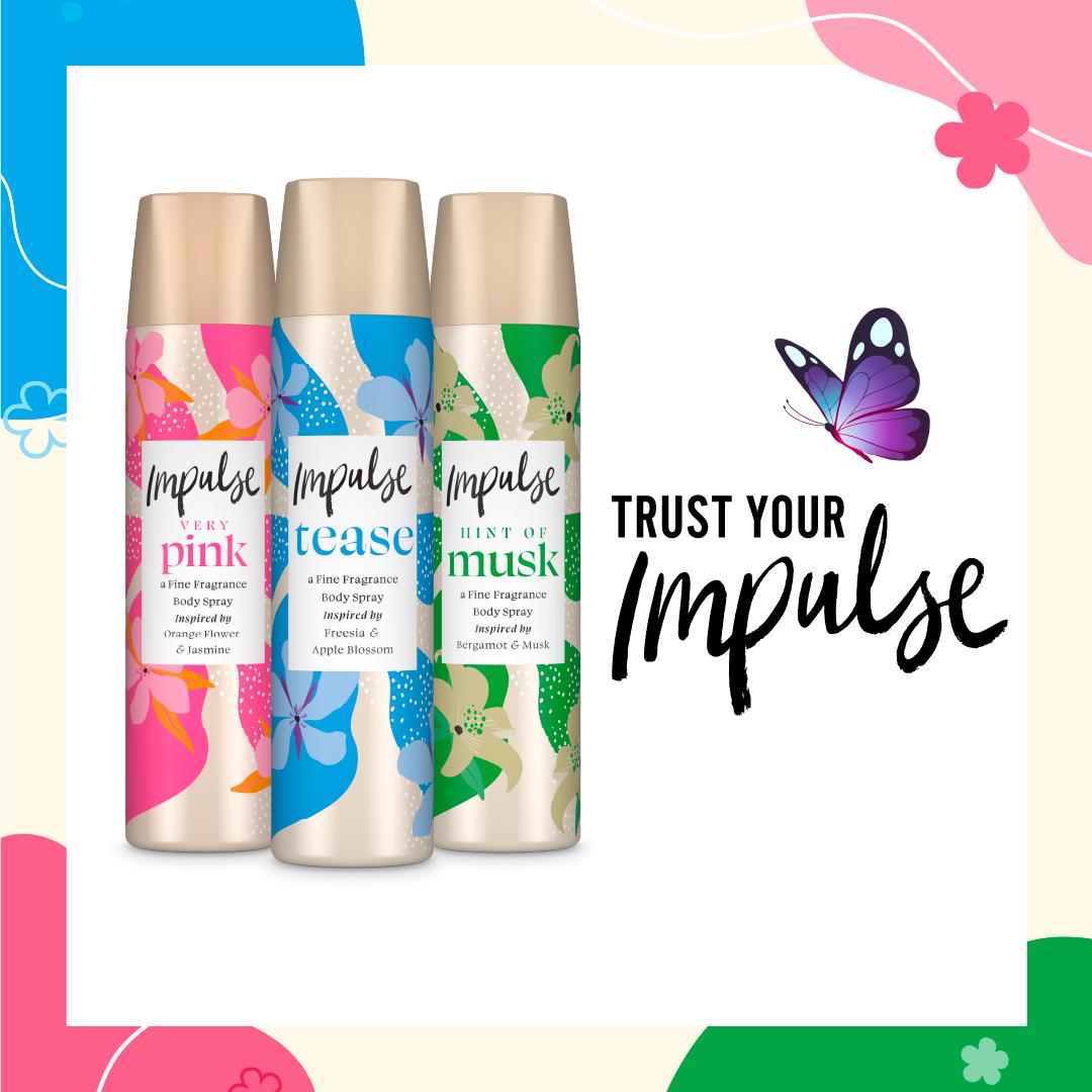 Impulse Body Spray Deodorant, Very Pink 75ml thumbnail 6
