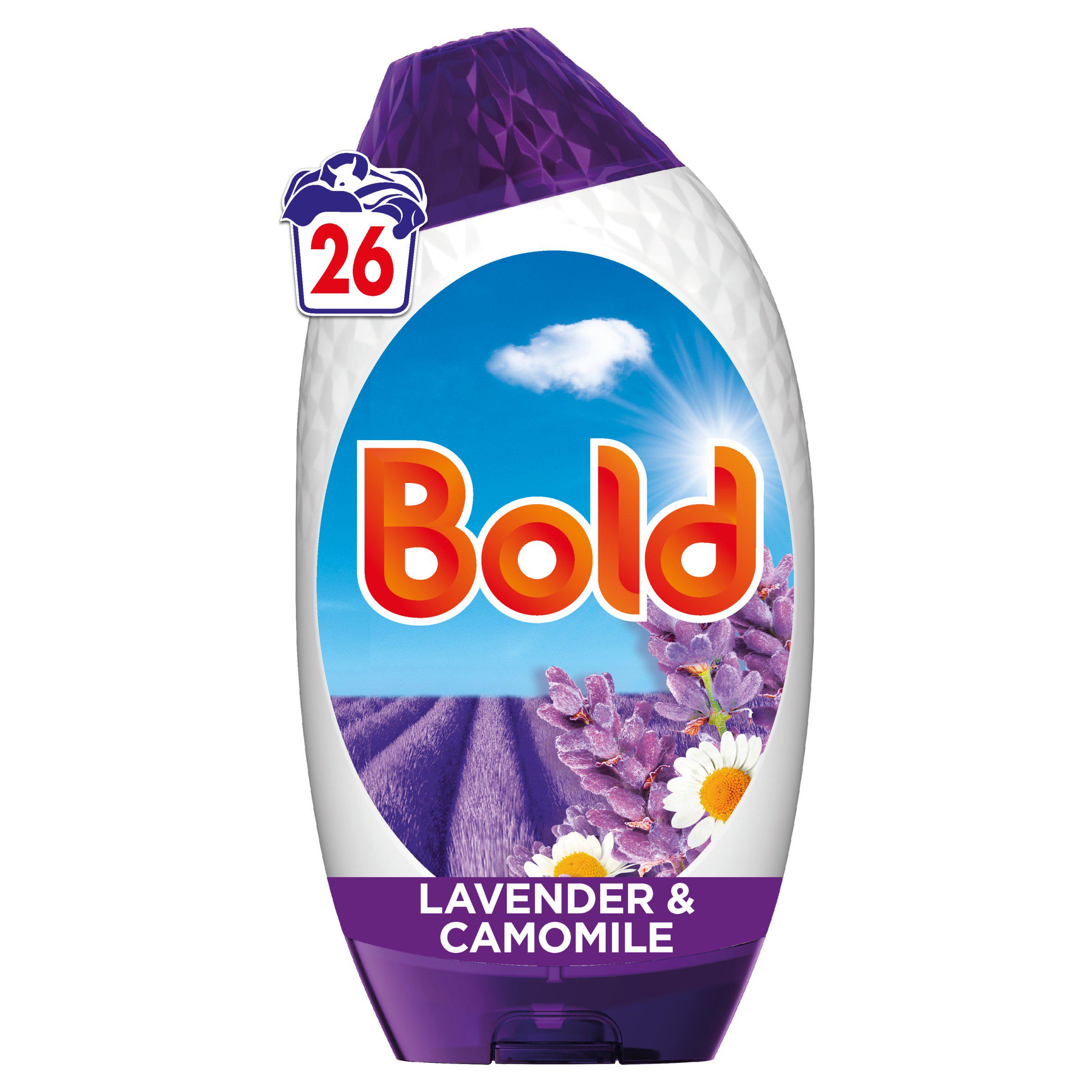 Bold Lavendar & Camomile Laundry Detergent Washing Gel 26 Washes