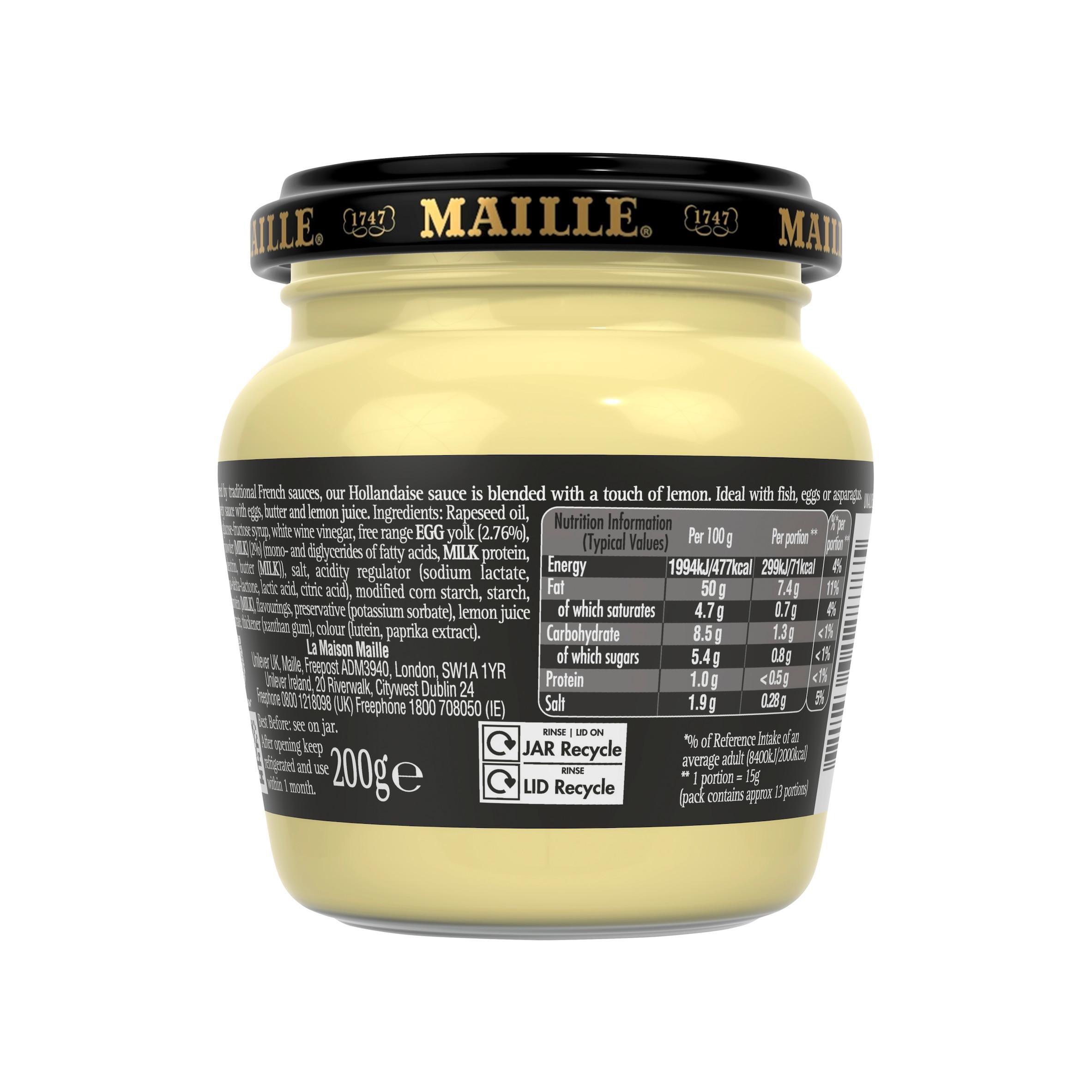 Maille Hollandaise Sauce 185g thumbnail 4