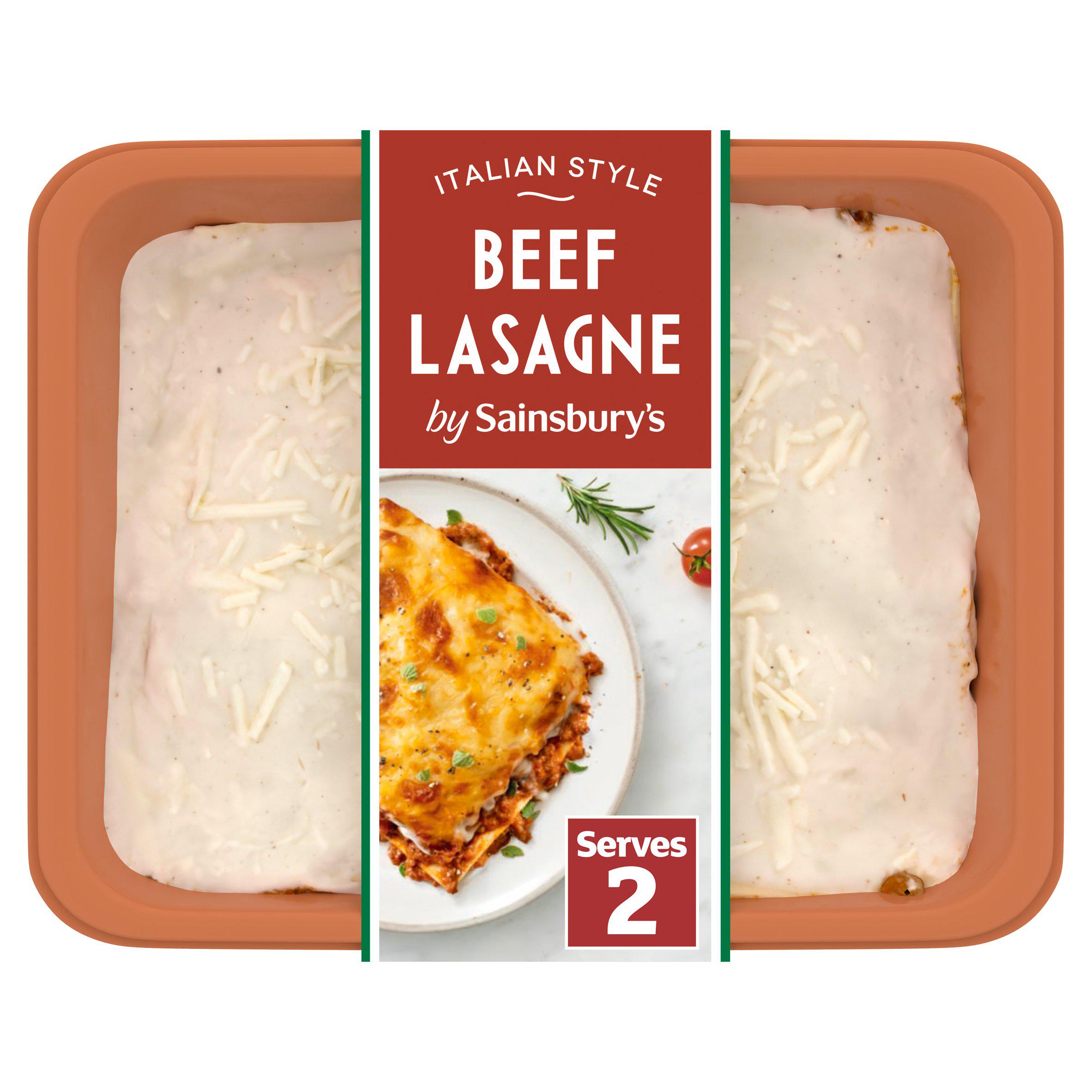 Sainsbury's Beef Lasagne Ready Meal For 2 750g