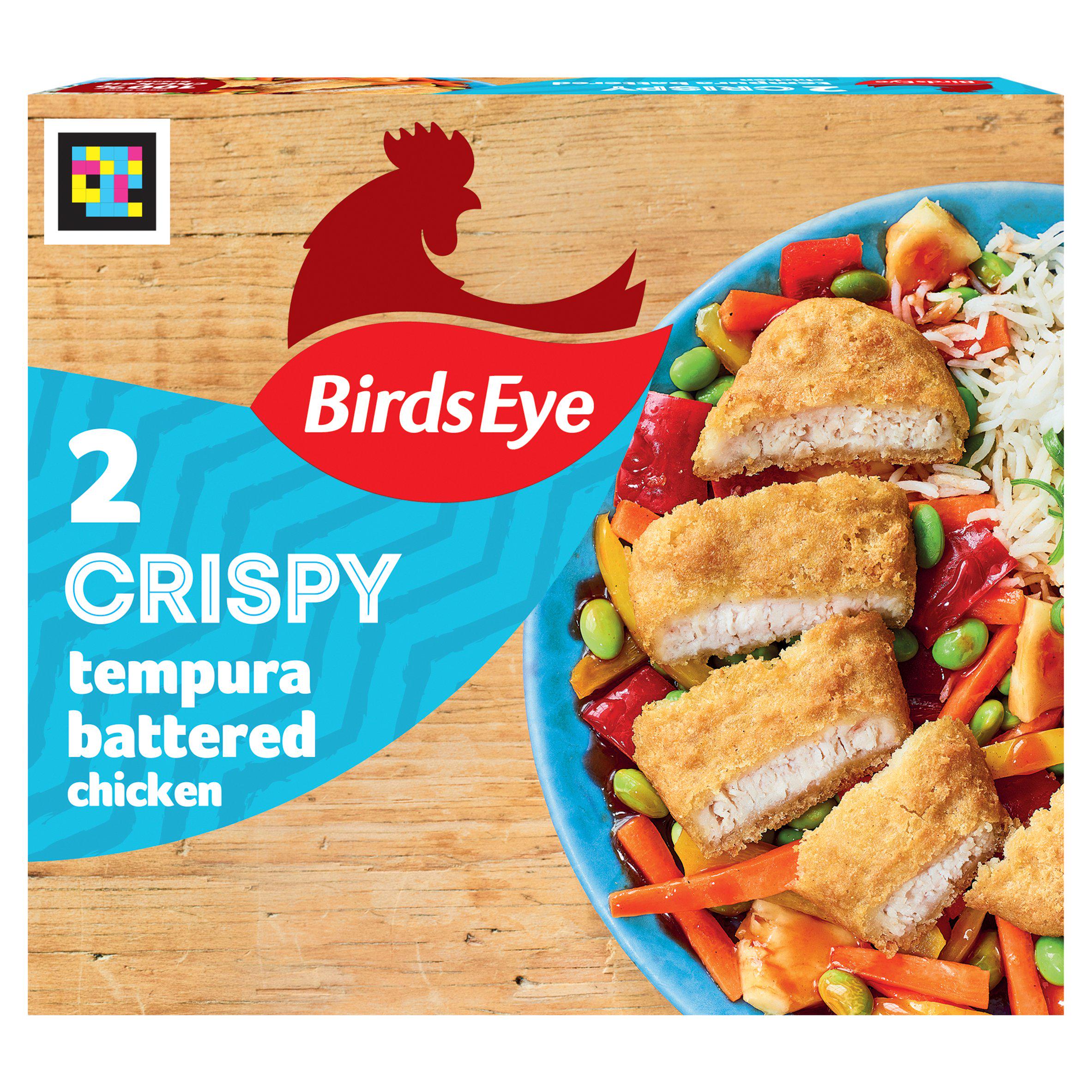 Birds Eye 2 x Crispy Tempura Battered Chicken Breast Steaks 170g