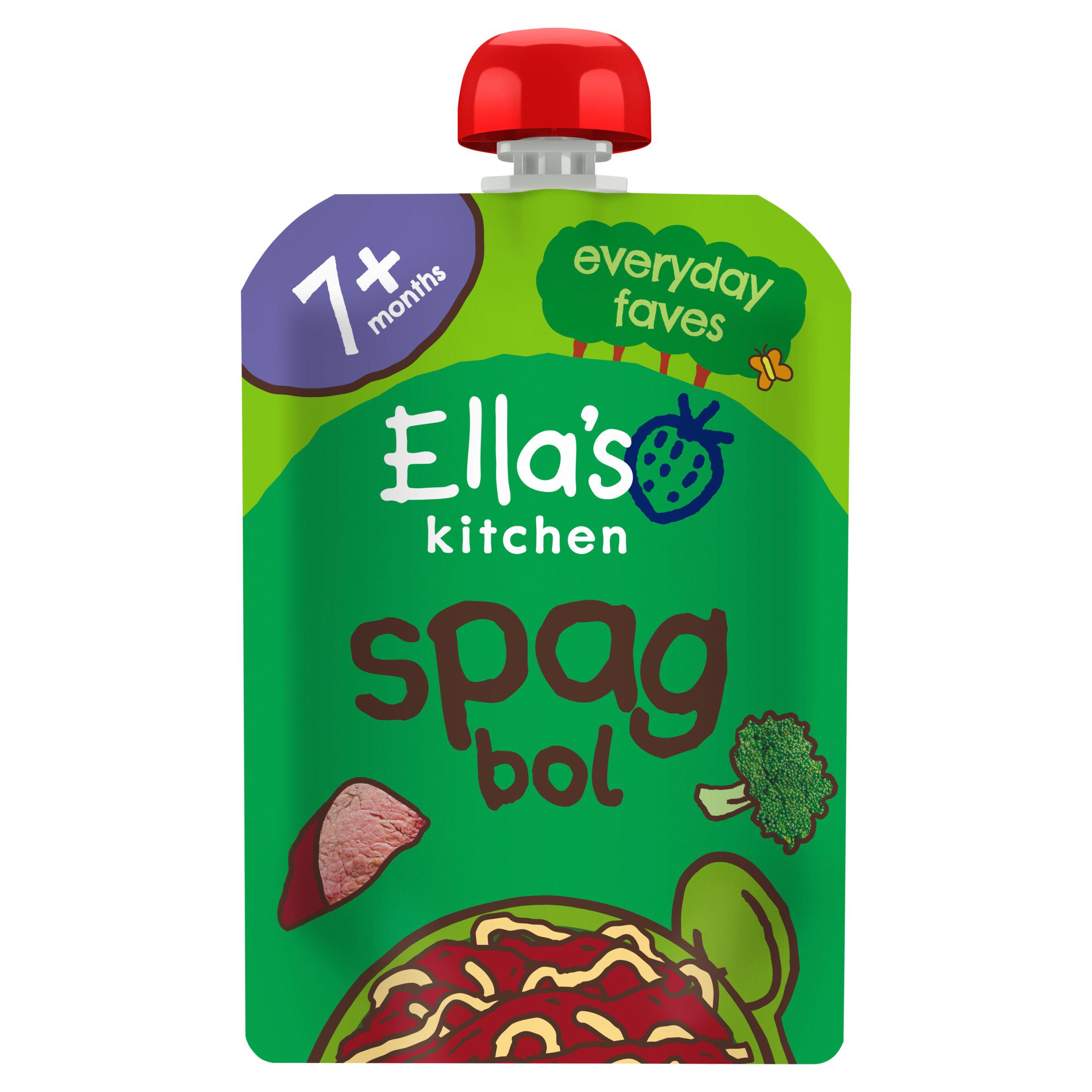 Ella's Kitchen Spag Bol Baby Food Pouch 7+ Months
