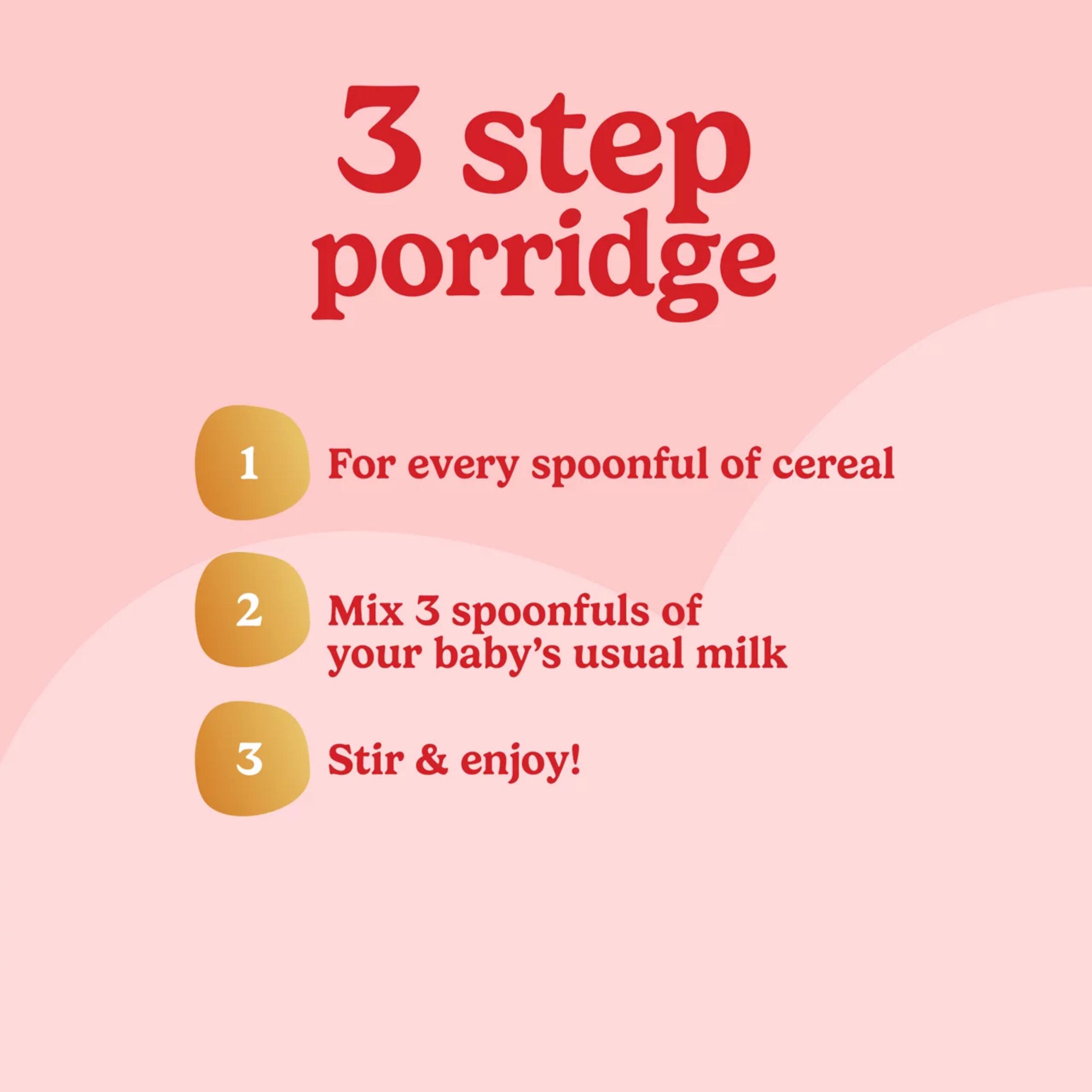 Cow & Gate Multigrain Banana Porridge Baby Cereal 200g thumbnail 5