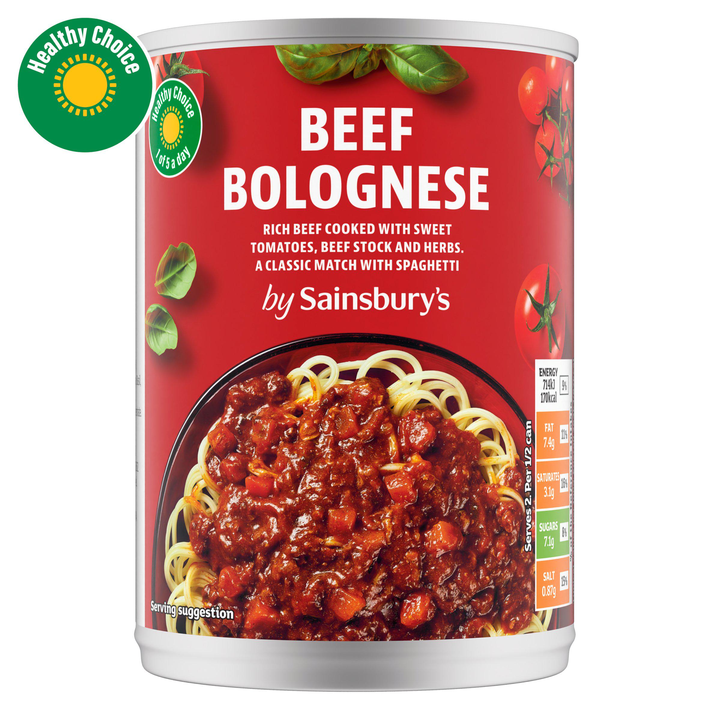 Sainsbury's Beef Bolognese 392g