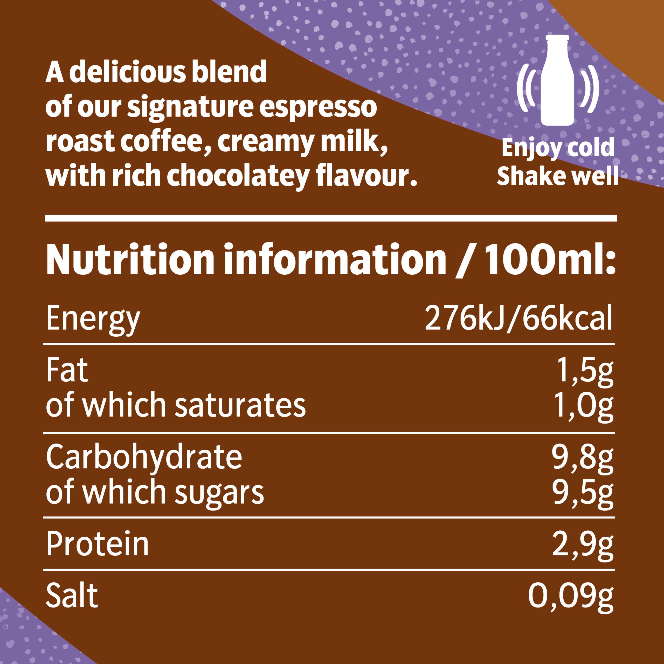Starbucks Frappuccino Mocha Chocolate Flavoured Milk Iced Coffee 250ml thumbnail 3