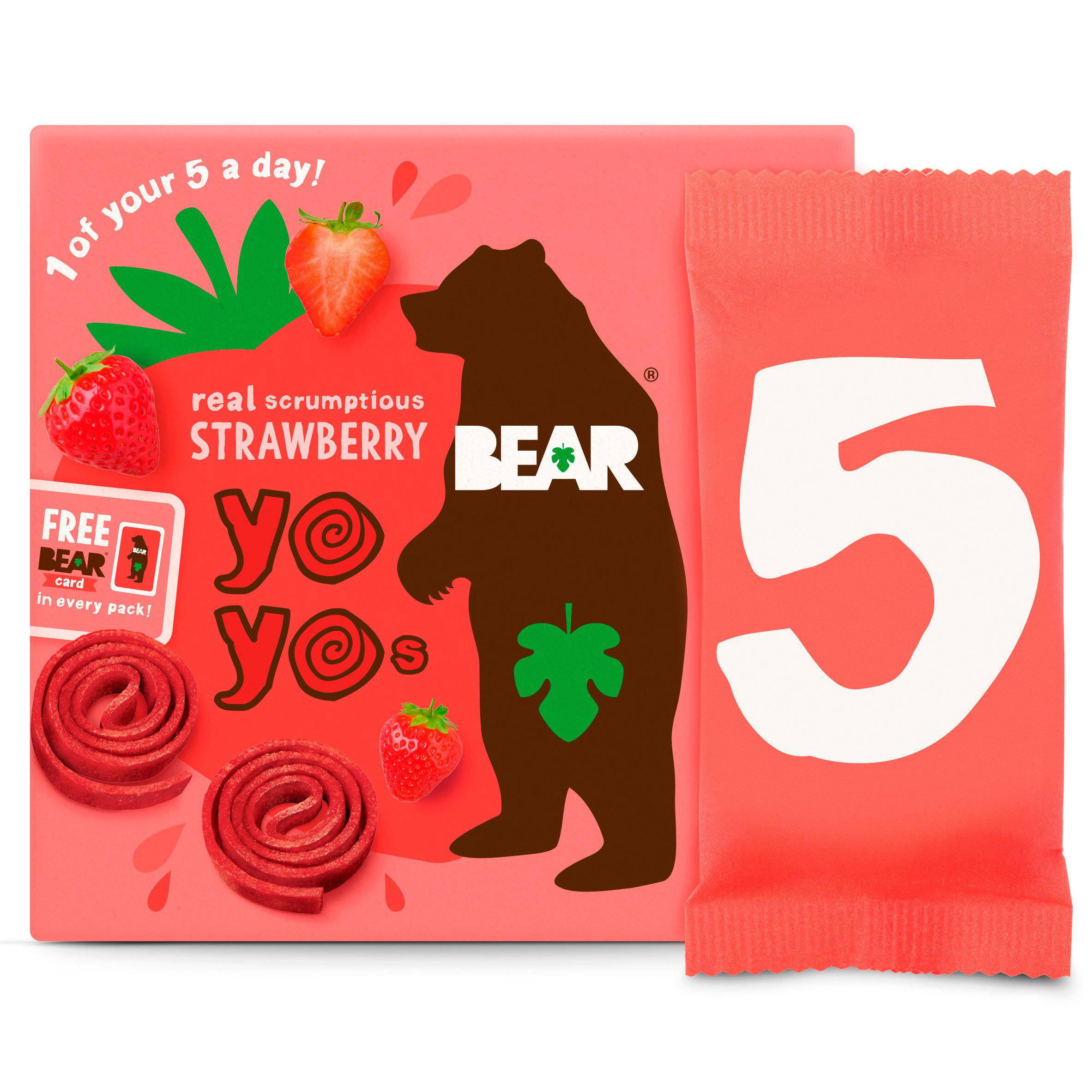 BEAR Fruit Yoyos Strawberry Multipack