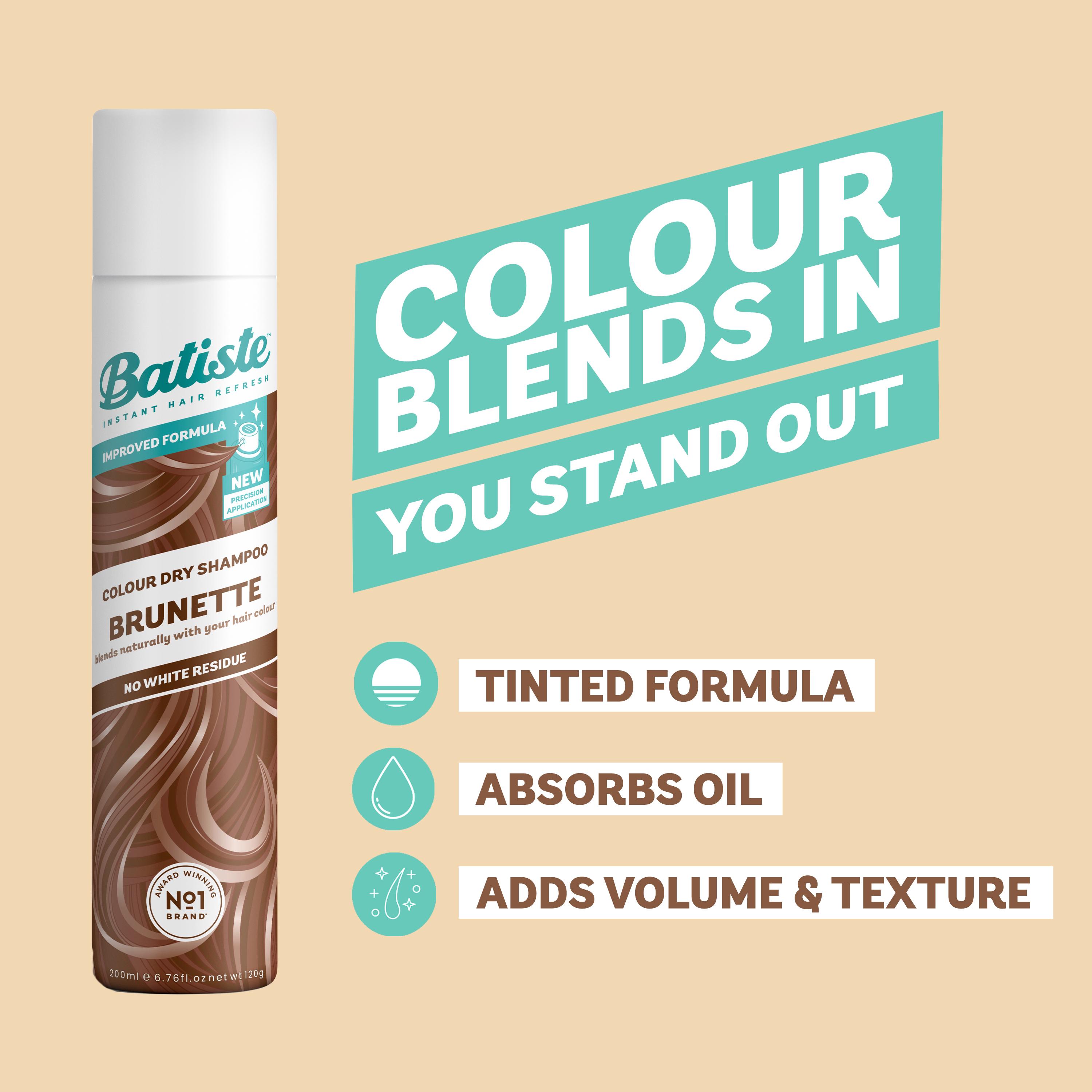 Batiste Medium & Brunette Dry Shampoo 200ml thumbnail 6