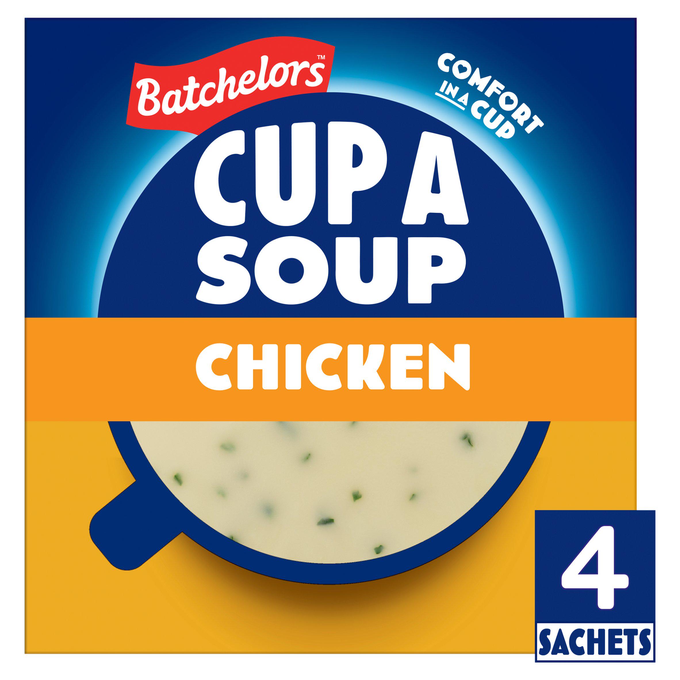 Batchelors Cup a Soup Chicken Sachets x4 81g