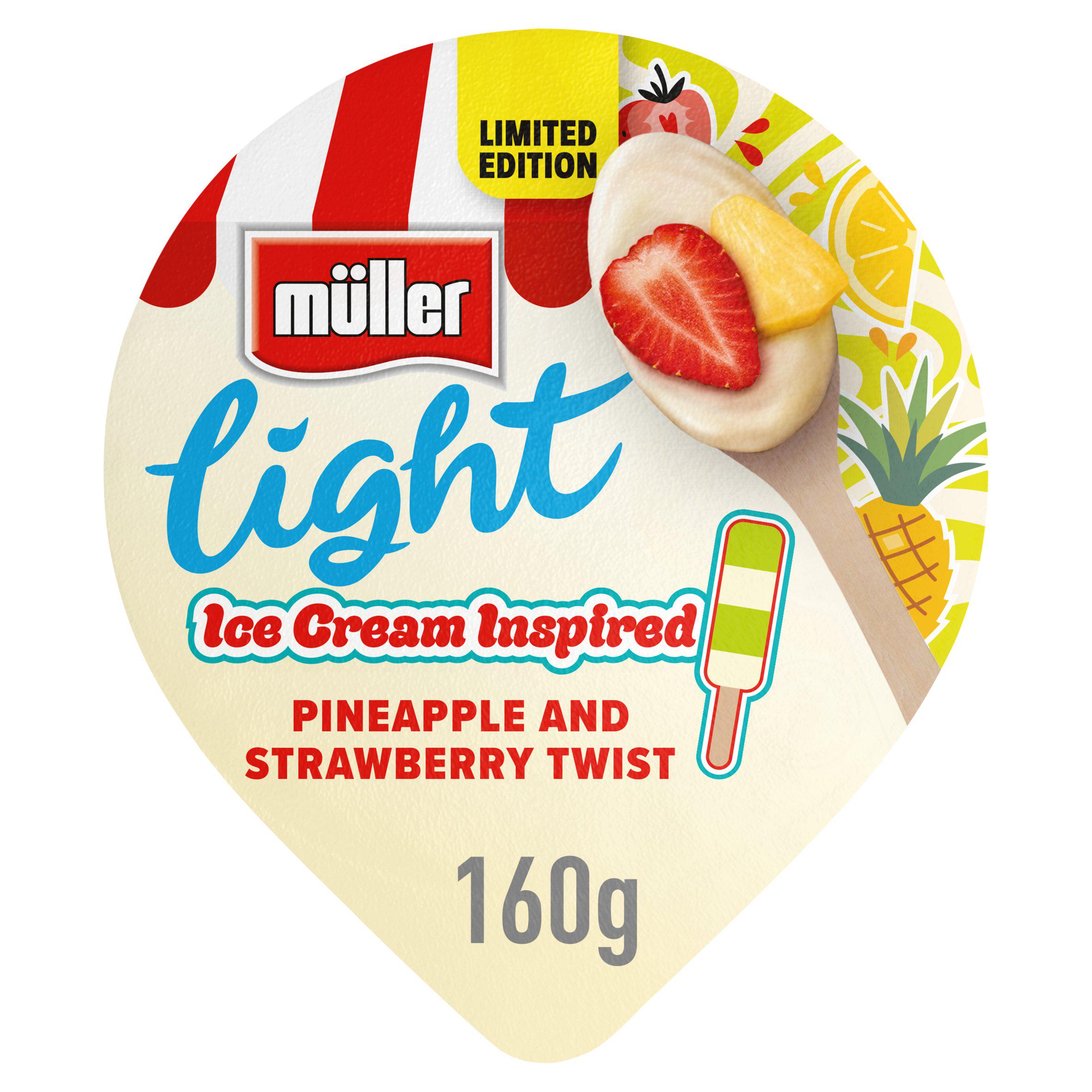 Muller Light Limited Edition Light Cookie Dough Flavour Yogurt 160g