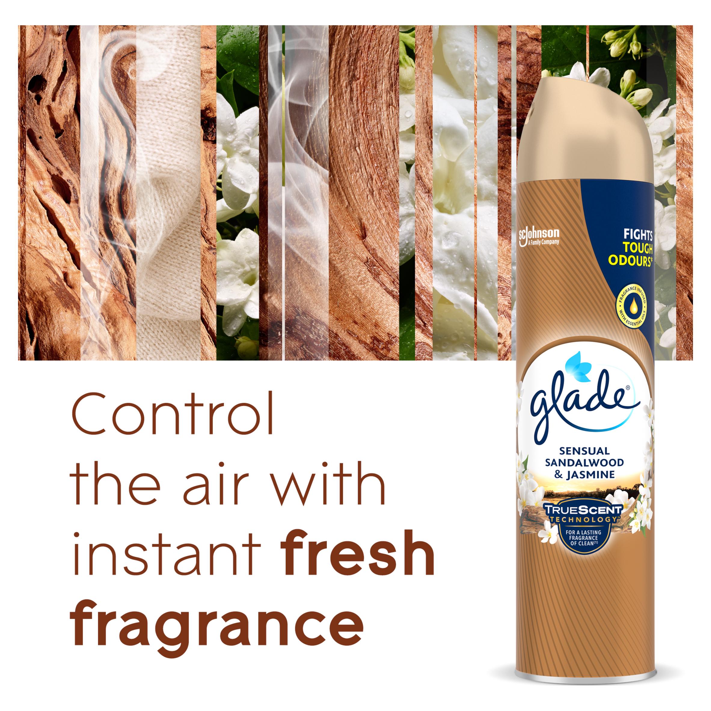 Glade Aerosol Air Freshener Sandalwood & Jasmine 300ml thumbnail 3