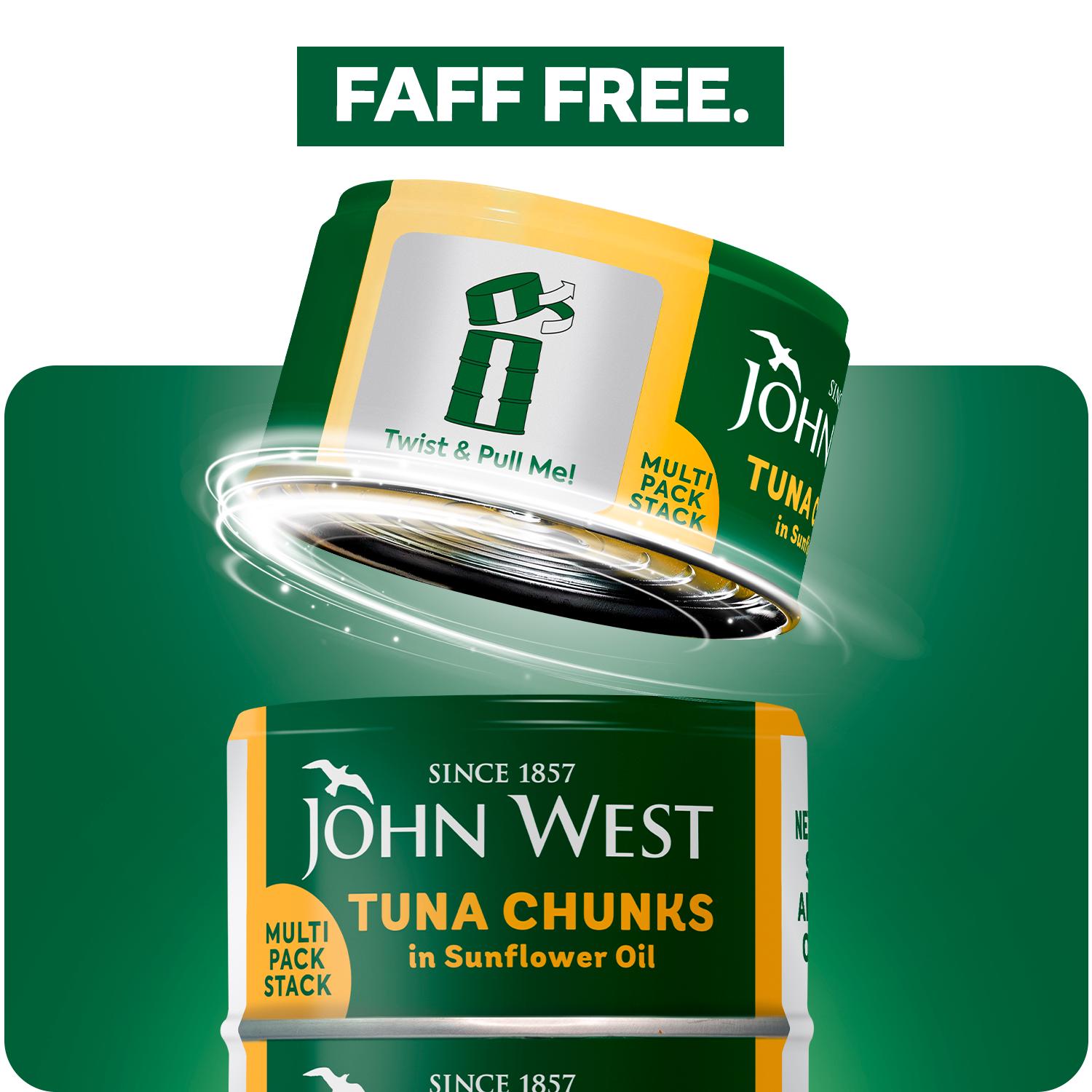 John West Tuna Chunks in Sunflower Oil 4x125g (102g Drained) thumbnail 6