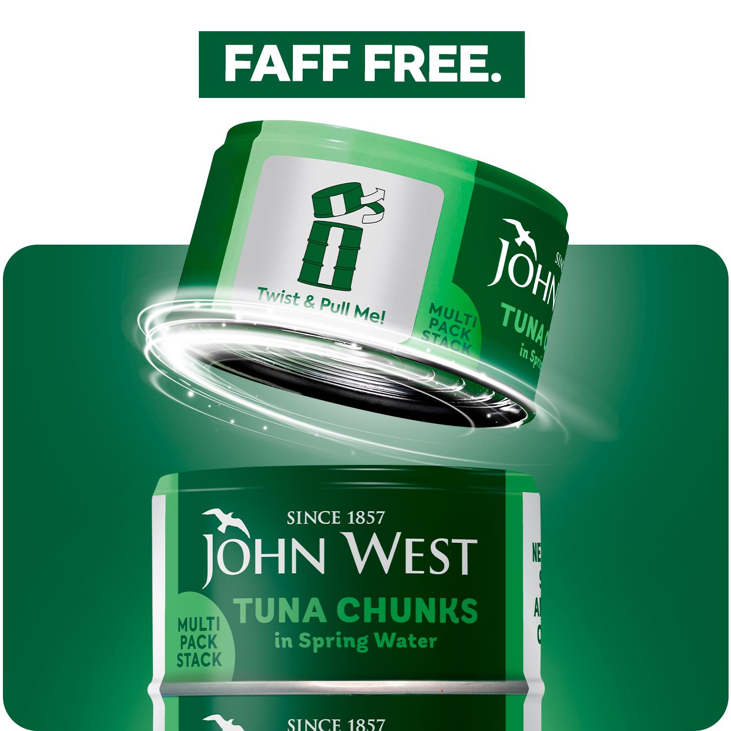 John West Tuna Chunks in Spring Water 4x125g (102g Drained) thumbnail 6