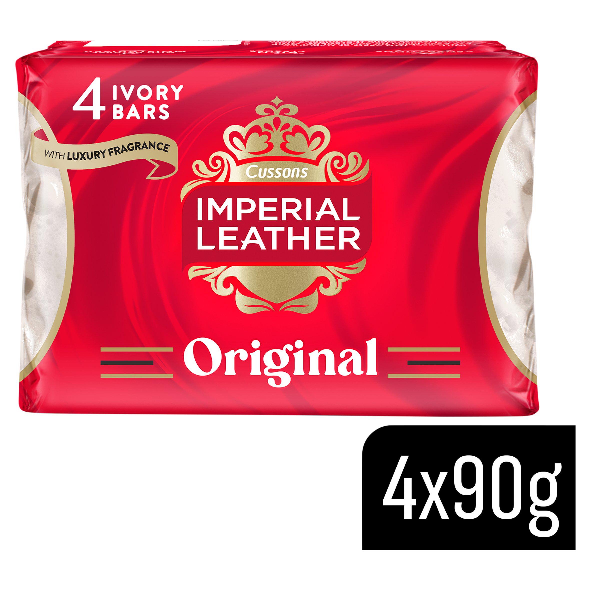 Imperial Leather Original Bar Soap 4x90g