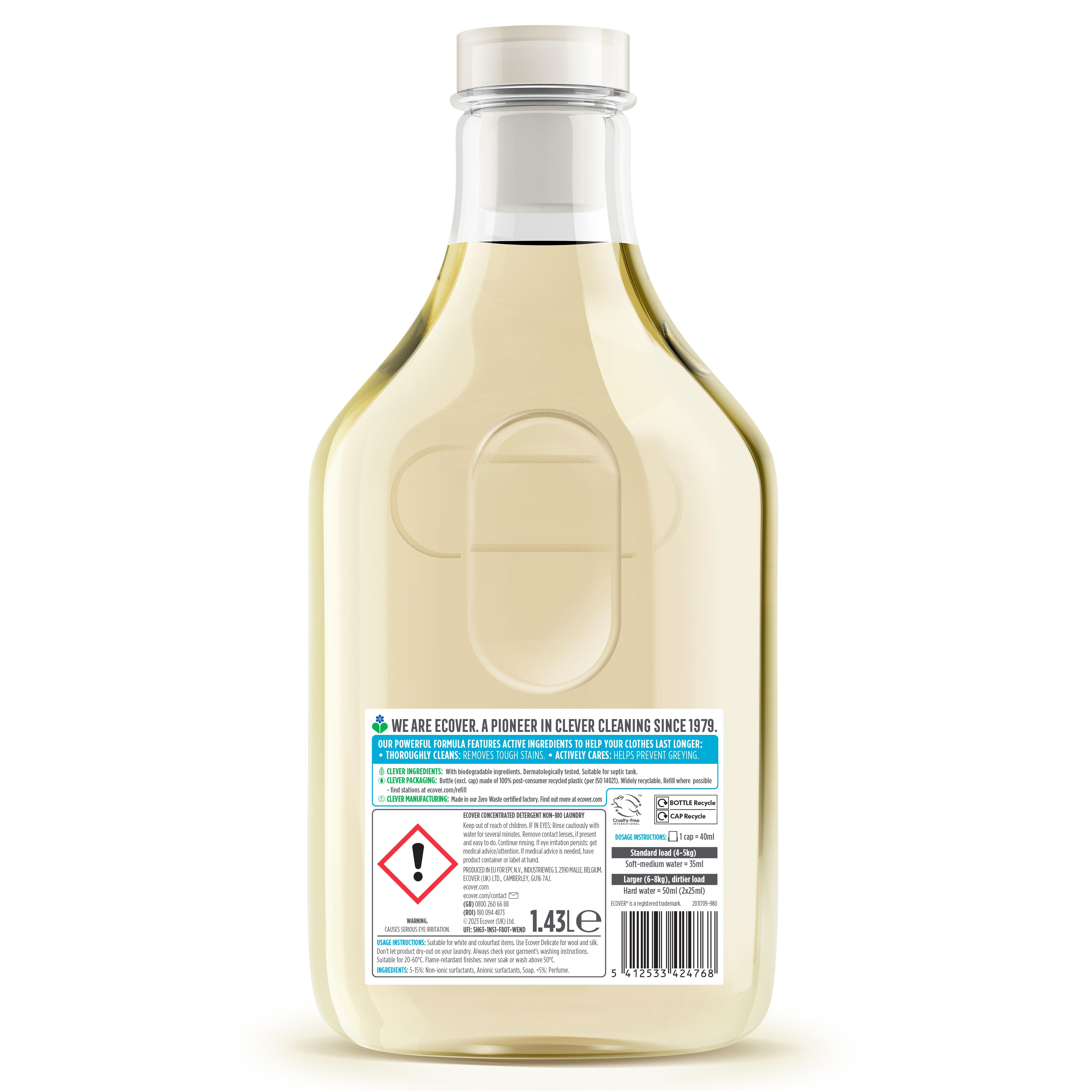 Ecover Non-Bio Lavender & Sandalwood Laundry Liquid 1.43L 40 Washes thumbnail 4