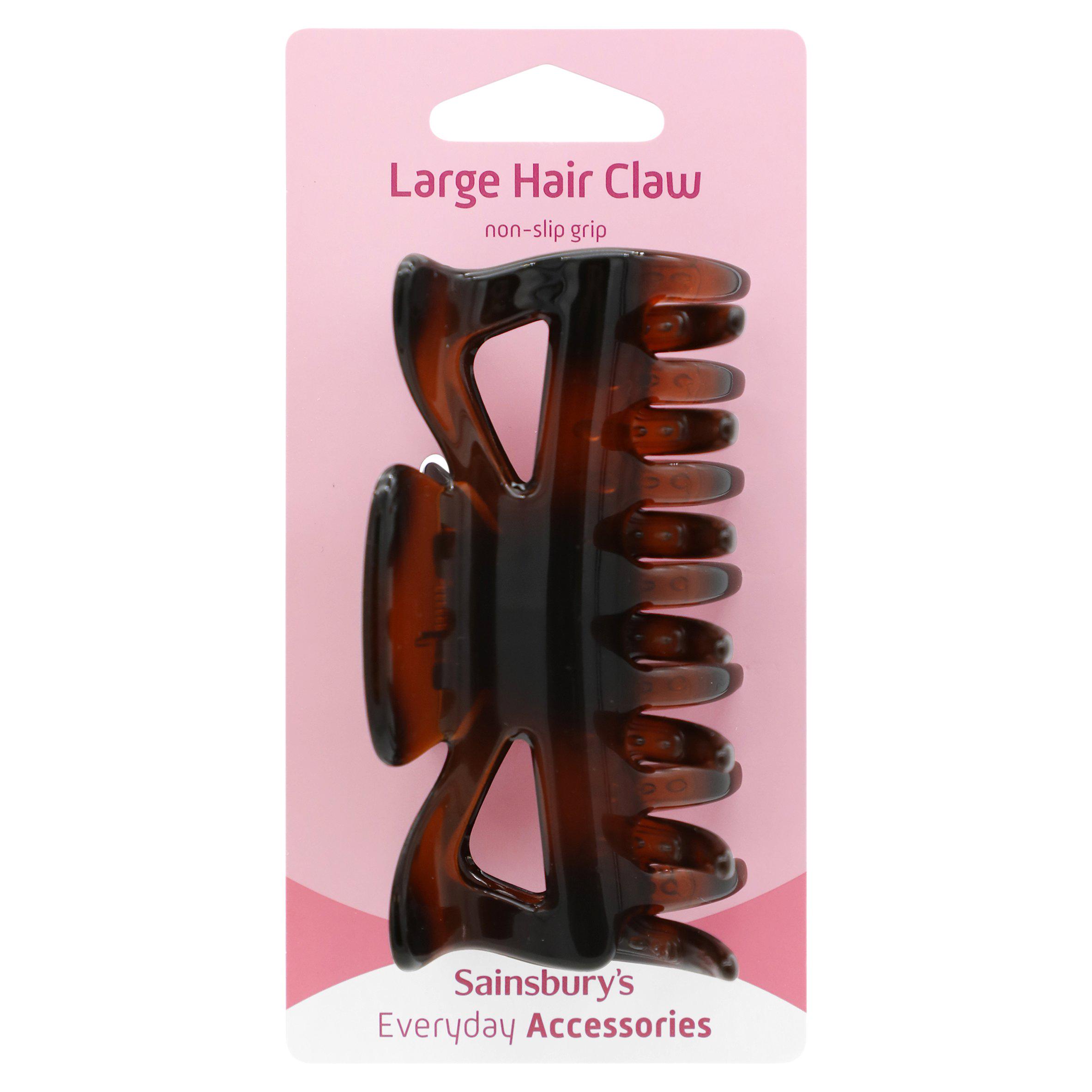 Sainsbury's Large Jaw Hair Grip Tortoiseshell