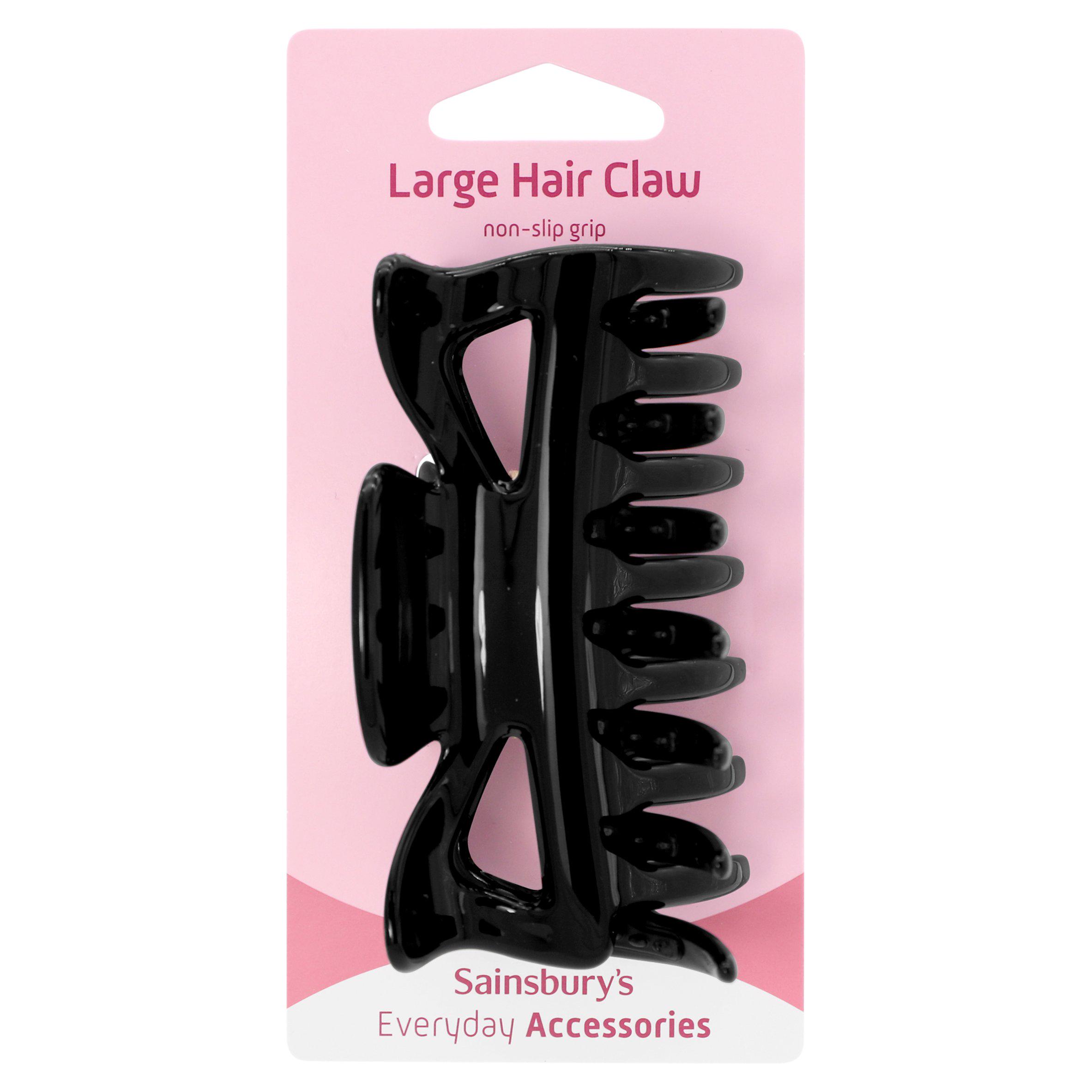 Sainsbury's Large Jaw Hair Grip Black