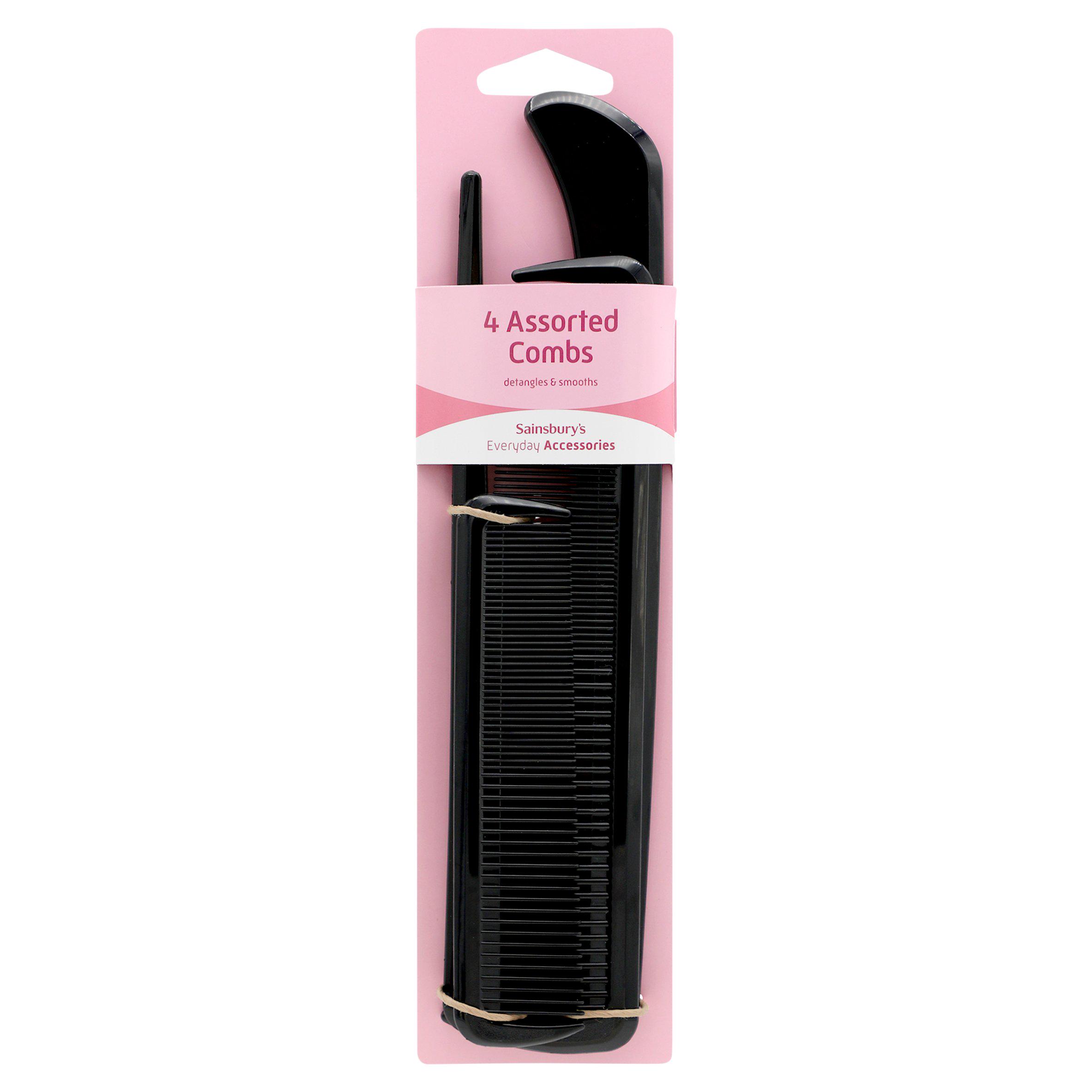 Sainsbury's Assorted Combs x4