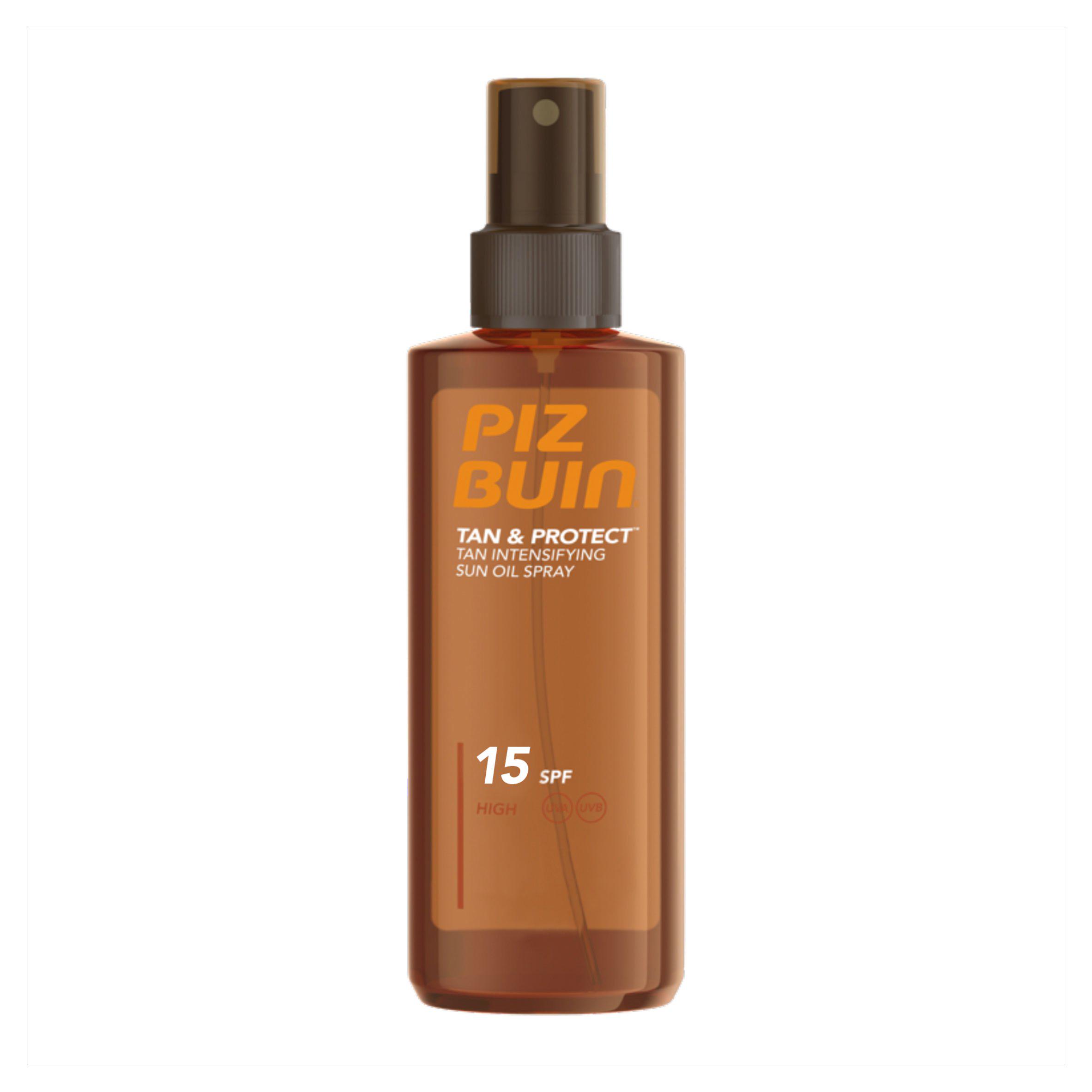 Piz Buin 150ml Tan & Protect Tan Intensifying SPF 15 Sun Oil Lotion