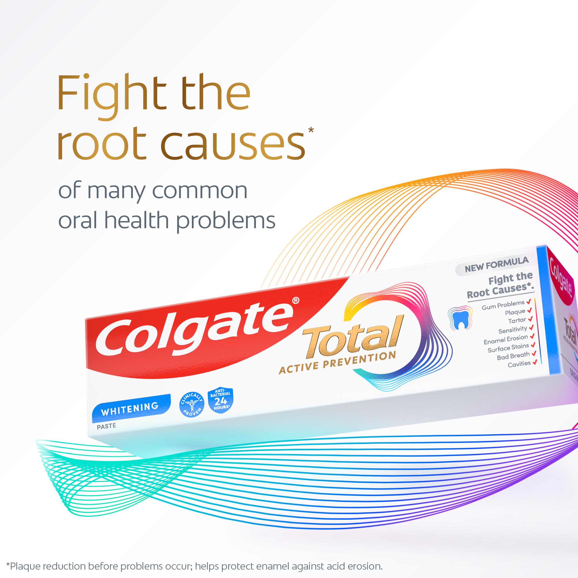 Colgate Total Active Prevention Teeth Whitening Toothpaste 125ml thumbnail 2