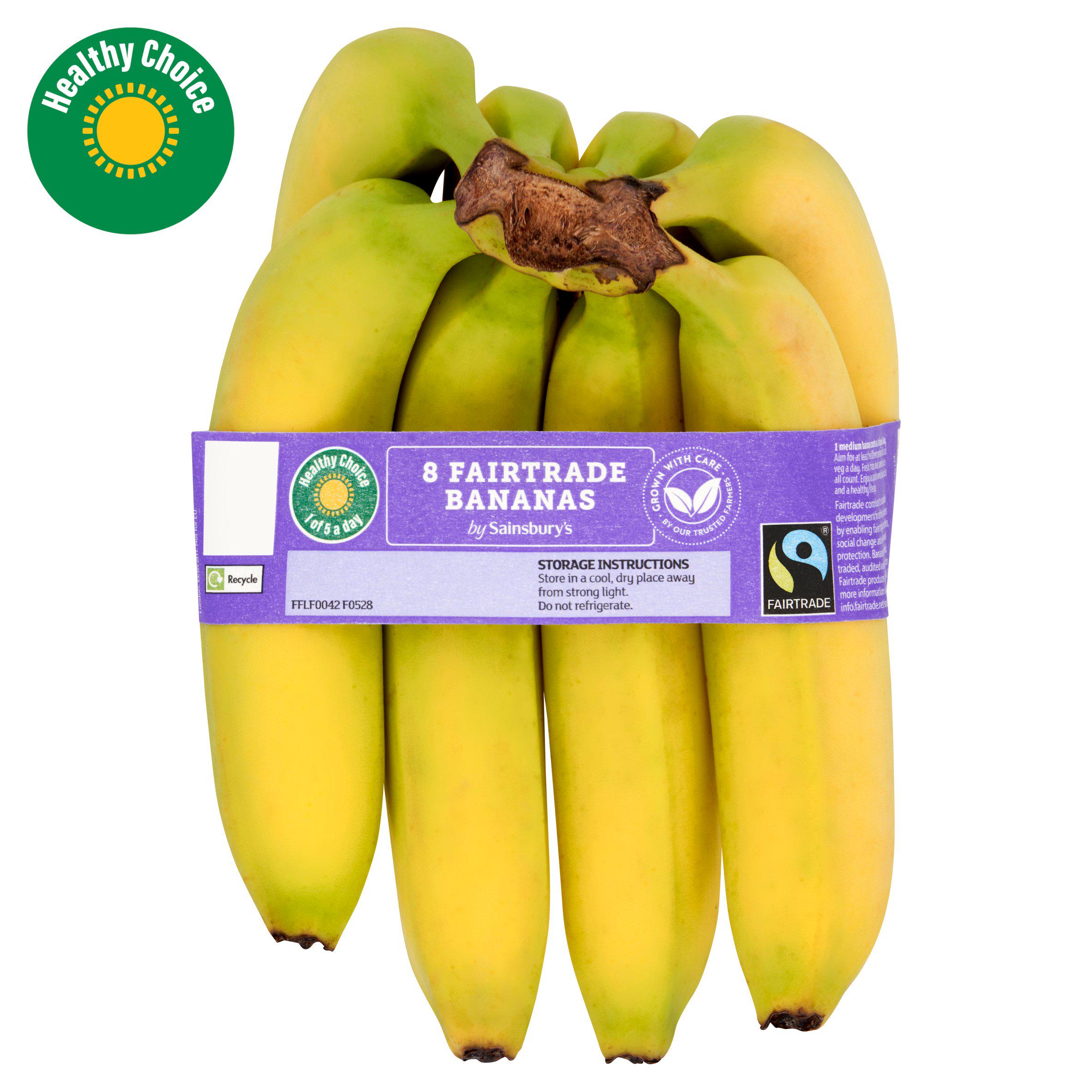 Sainsbury's Fairtrade Bananas x8