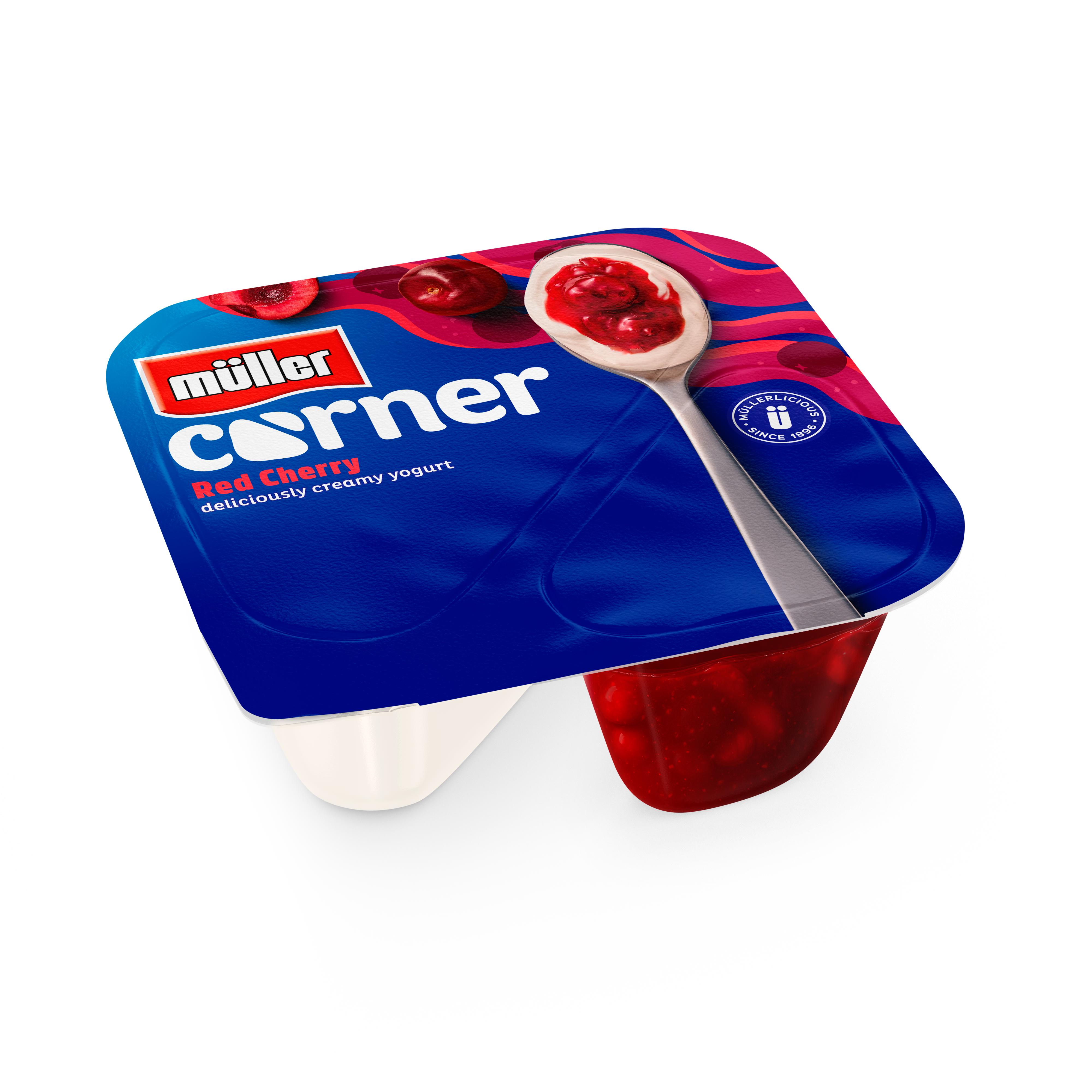 Müller Corner Red Cherry Yogurt 136g thumbnail 2