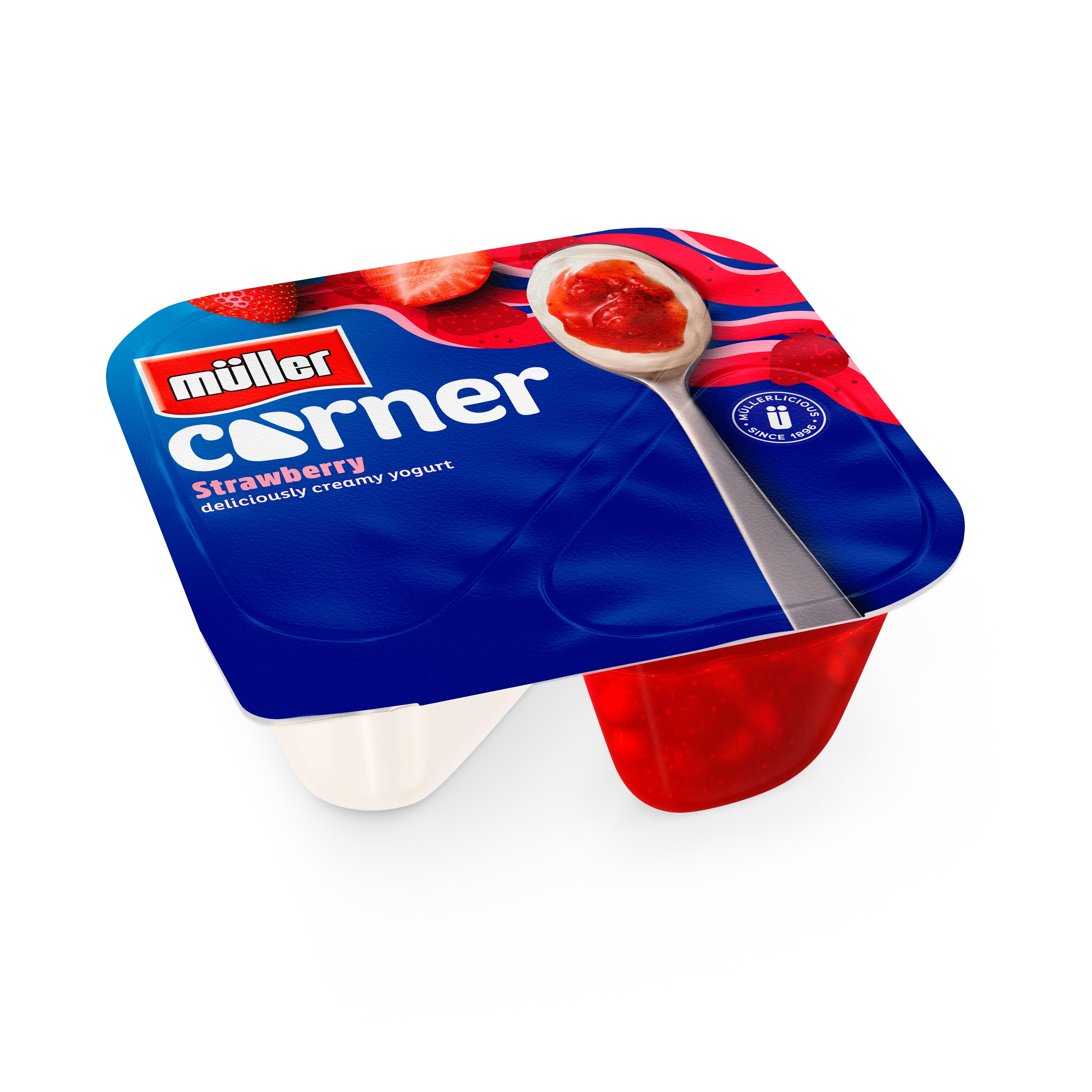 Müller Corner Strawberry Yogurt 136g thumbnail 2