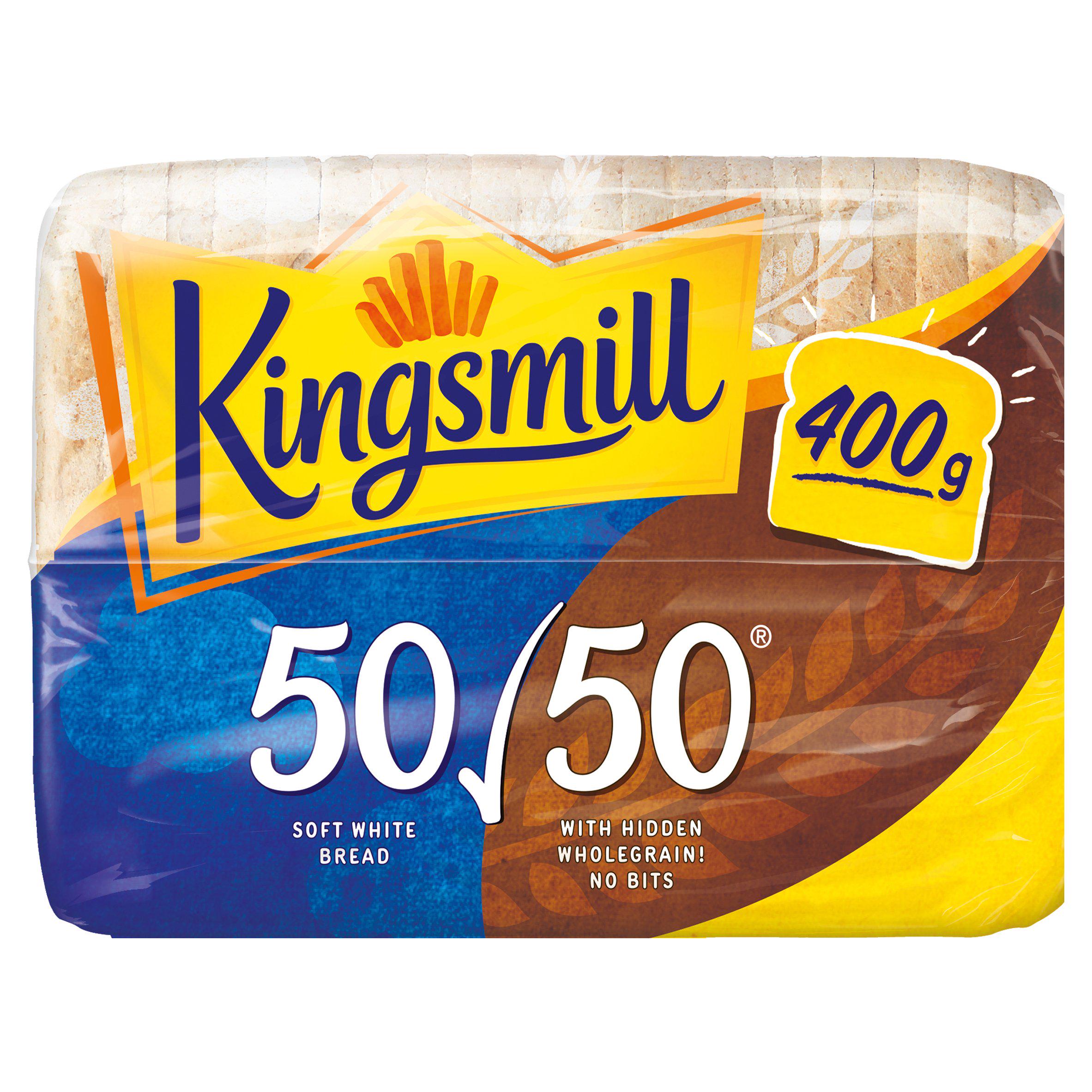 Kingsmill 50/50 Medium Sliced Bread