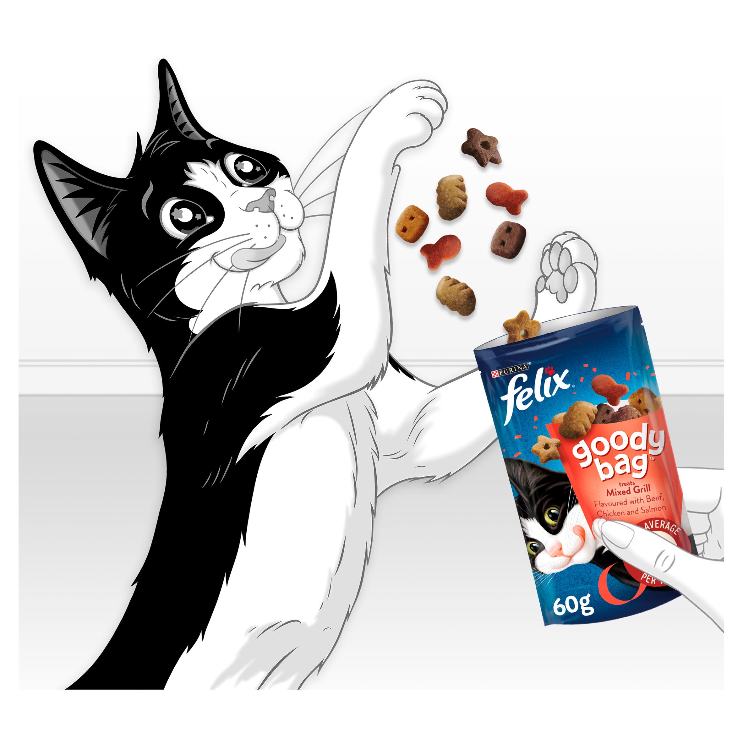 Felix Goody Bag Cat Treats Mixed Grill 60g thumbnail 3