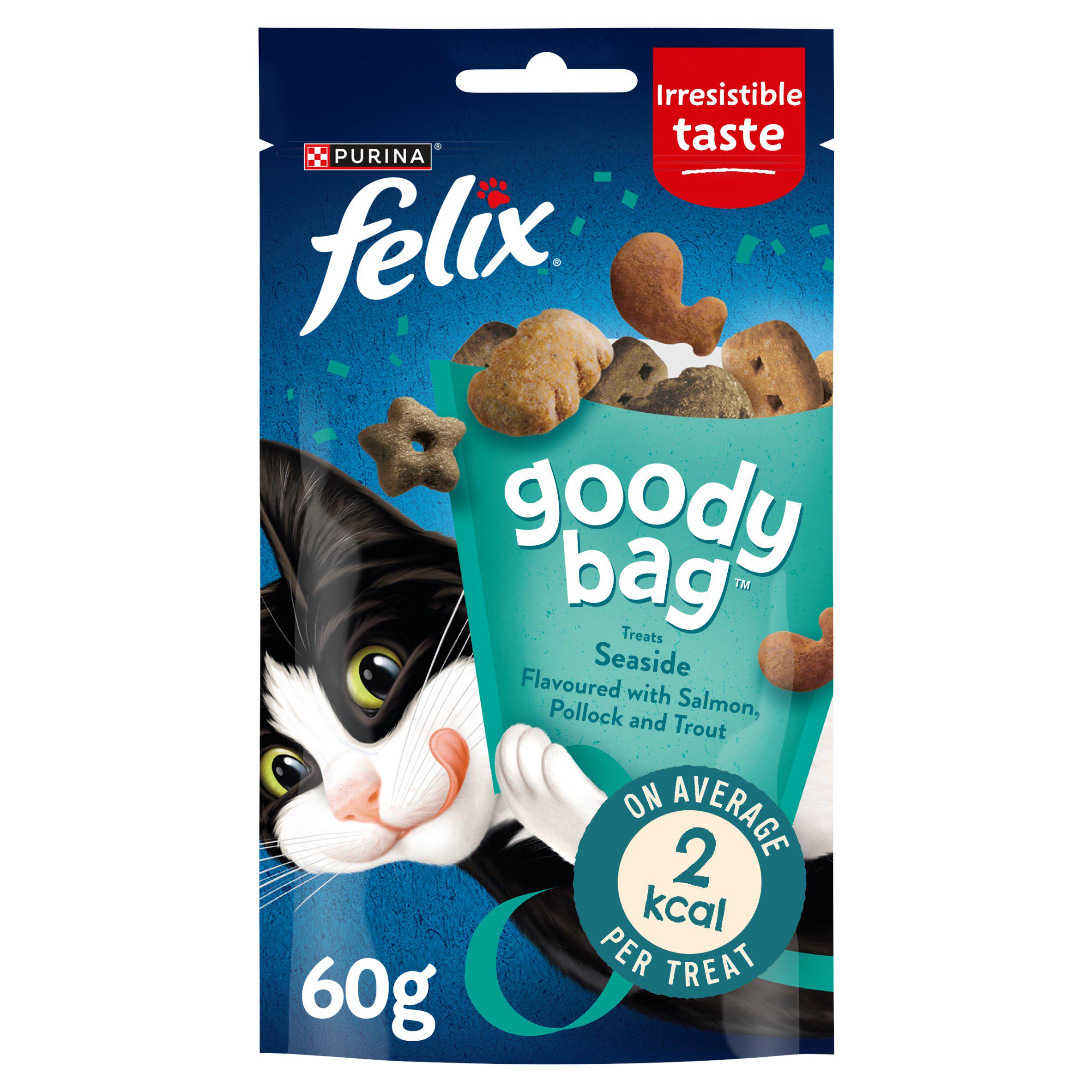 Felix Goody Bag Seaside Salmon Pollock & Trout Cat Treats