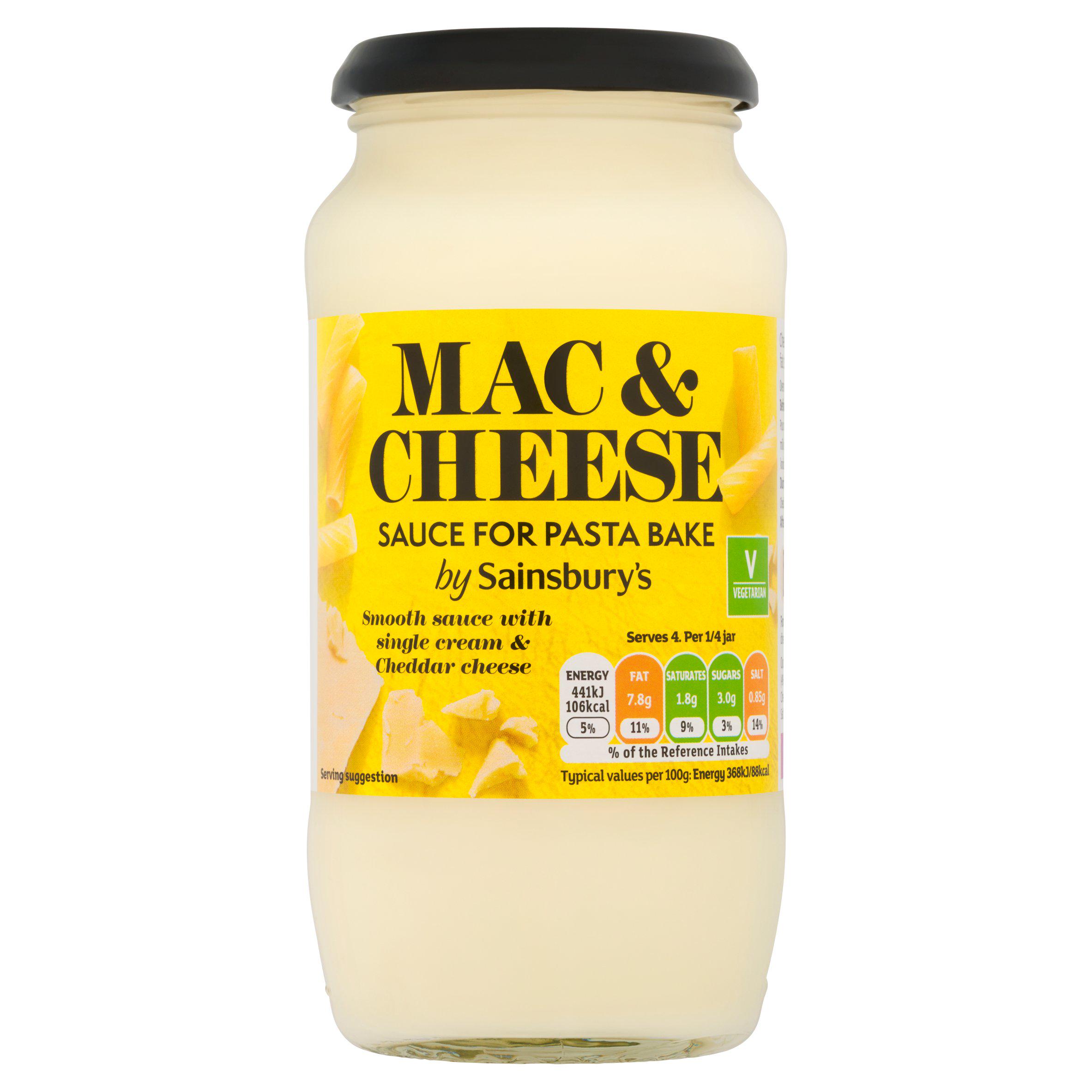 Sainsbury's Macaroni Cheese Pasta Bake Sauce 485g