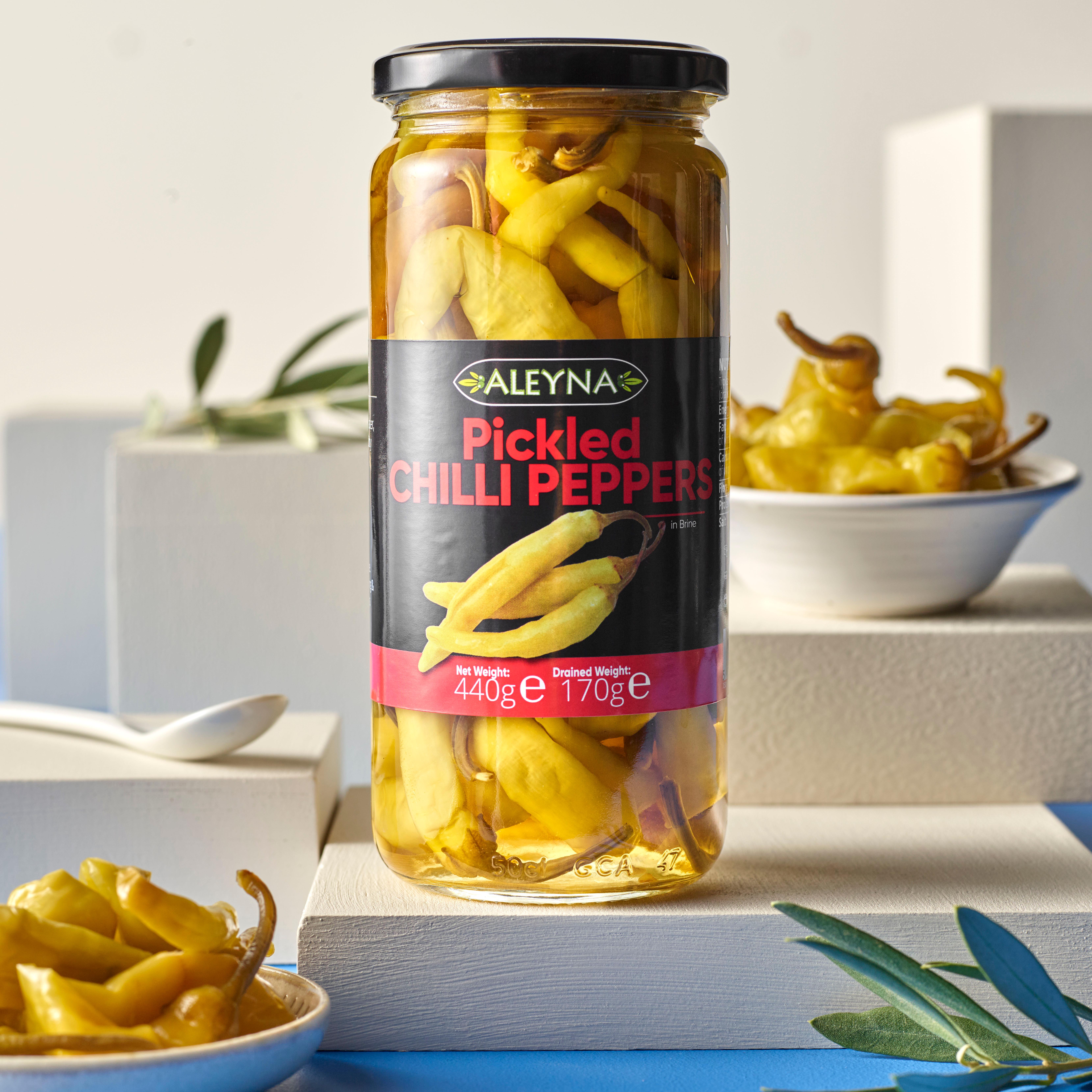 Aleyna Pickled Chilli Peppers 440g (170g*) thumbnail 2