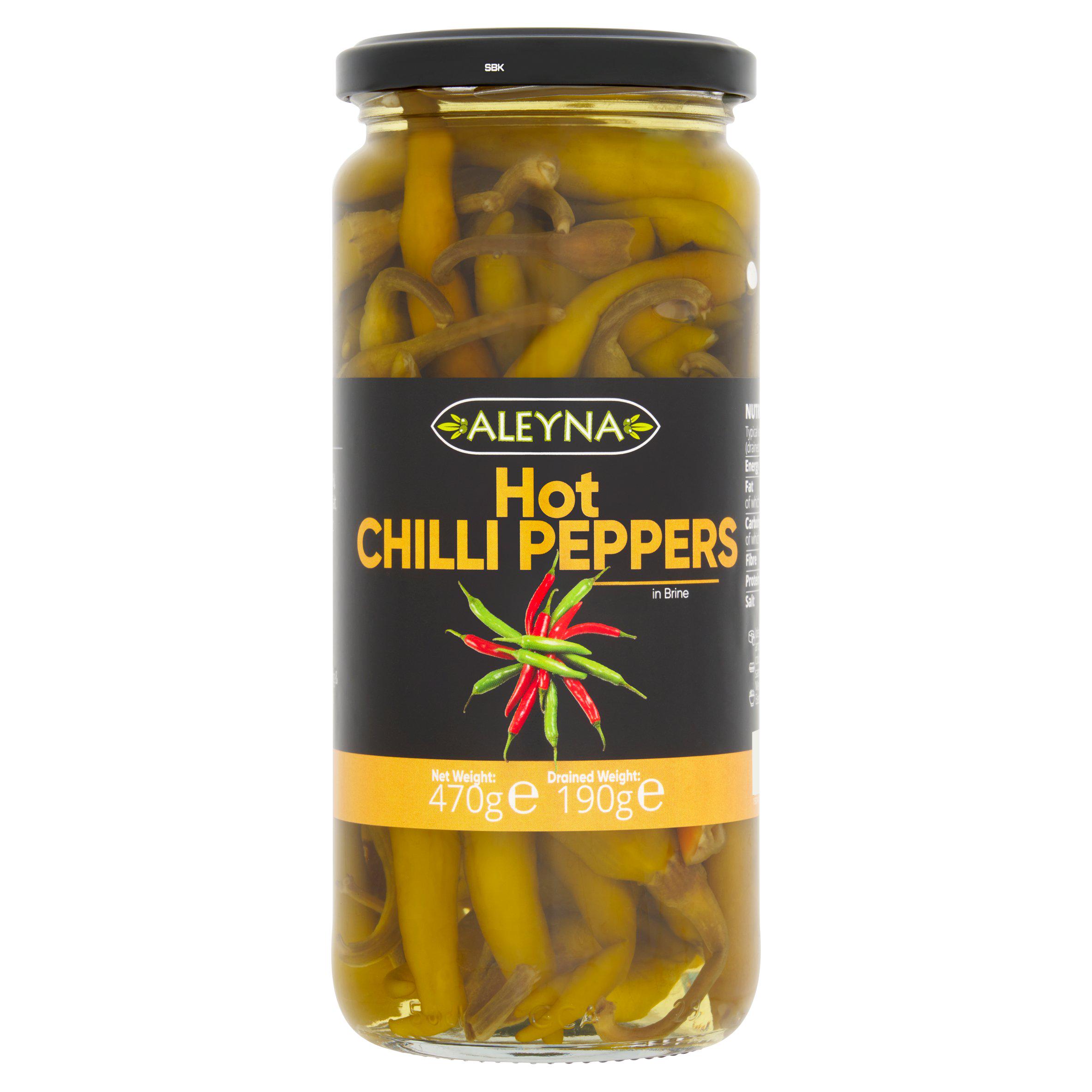 Aleyna Hot Chilli Peppers 470g