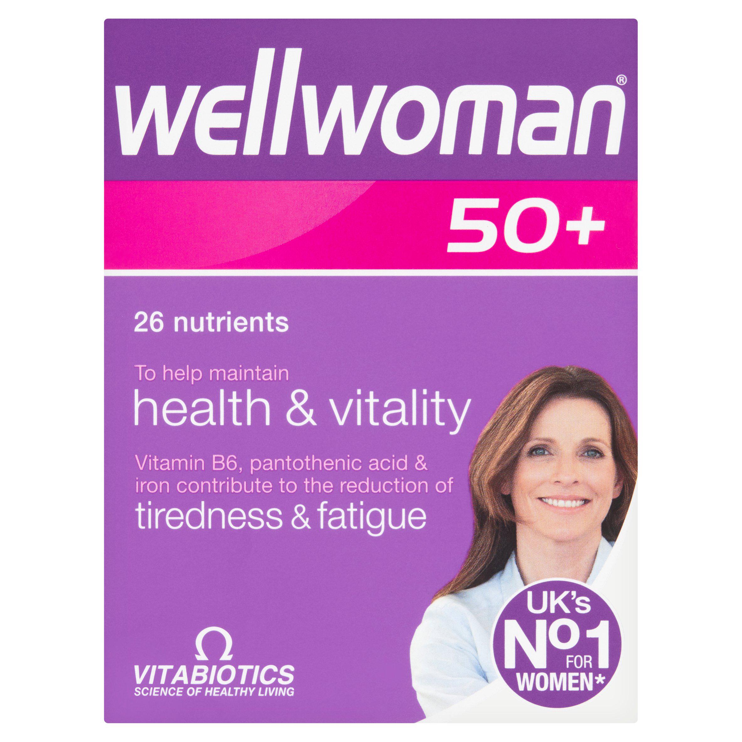 Vitabiotics Wellwoman 50+ Health & Vitality Tablets