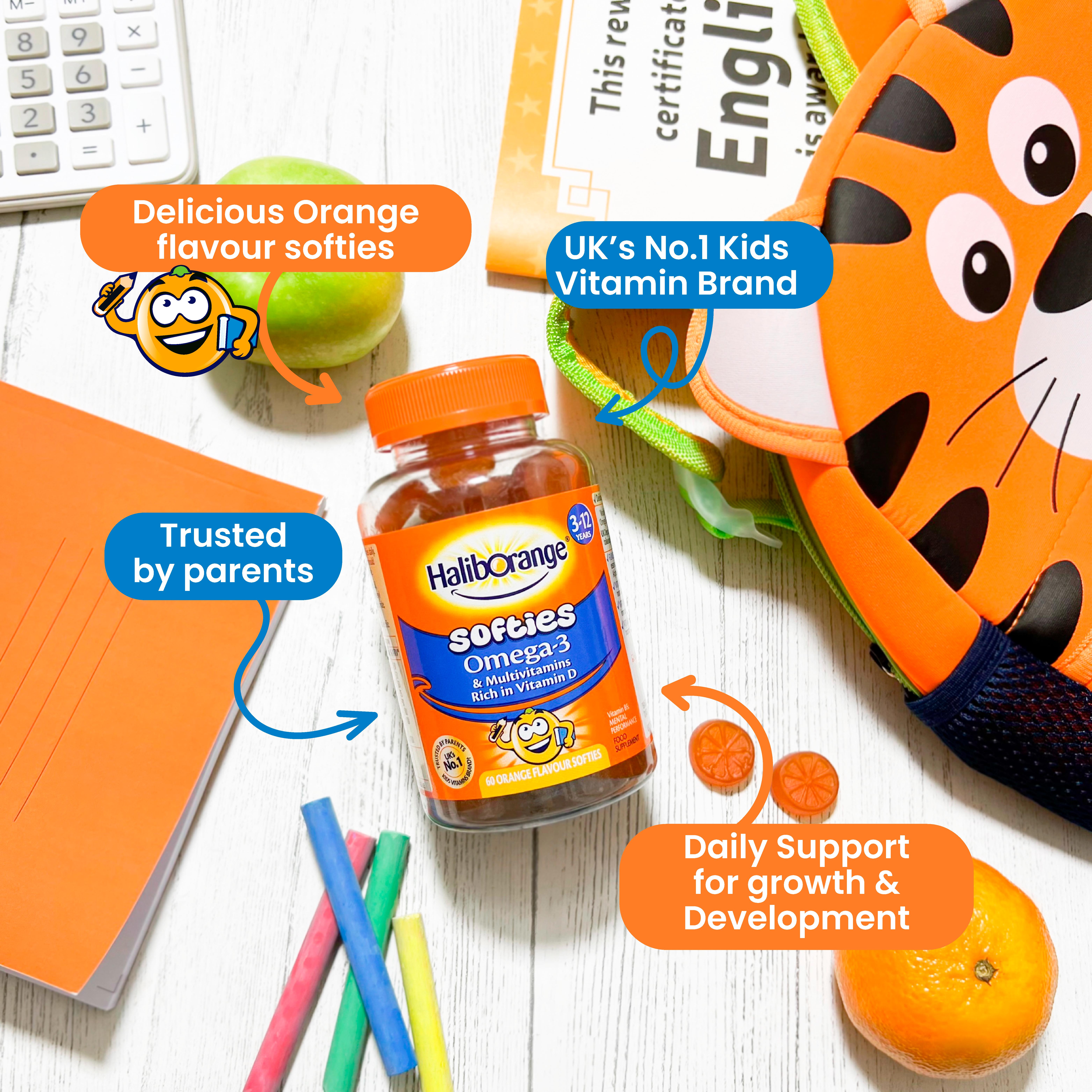 Haliborange Omega-3 Multivitamin Softie x30 thumbnail 6