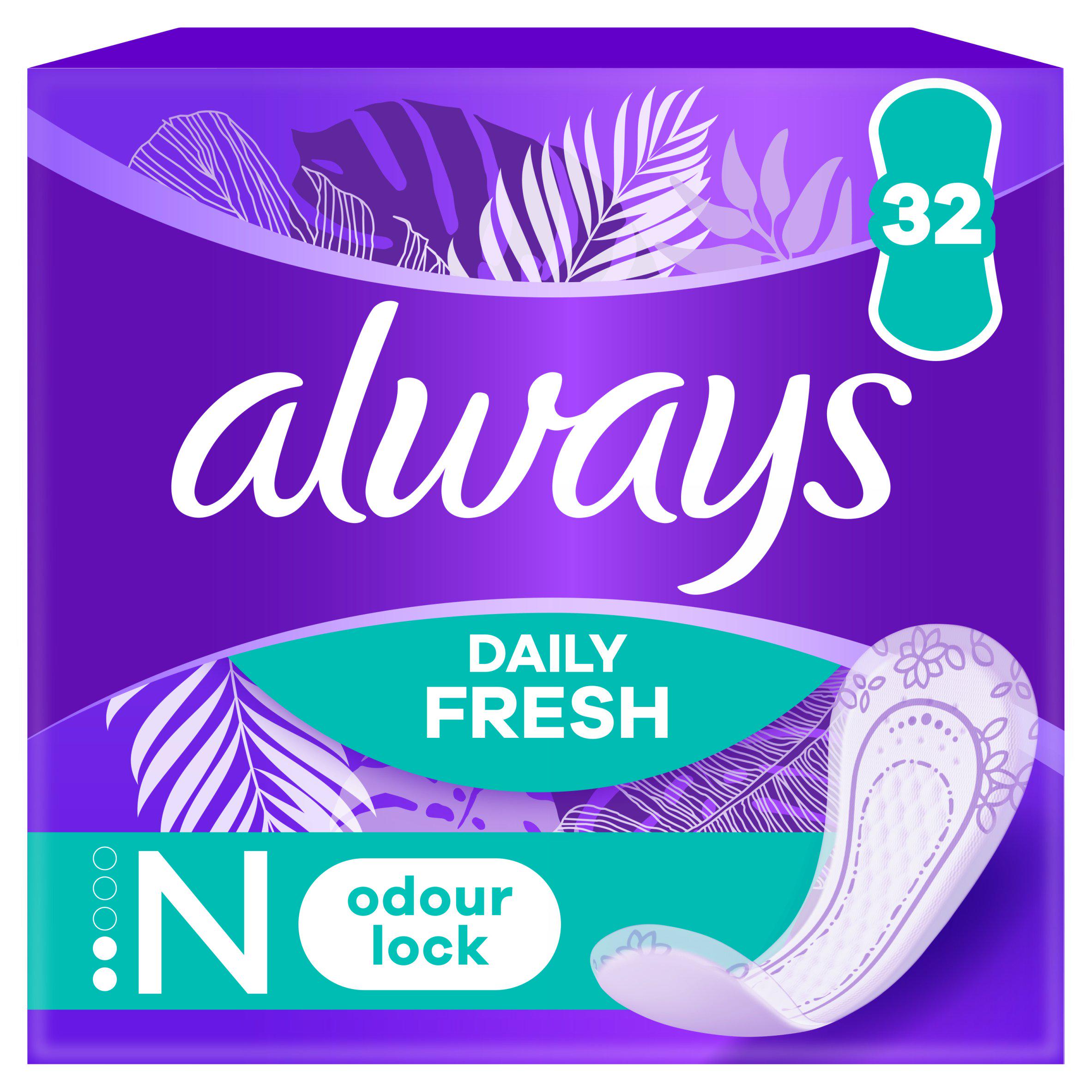 Always Dailies Fresh & Protect Normal Panty Liners