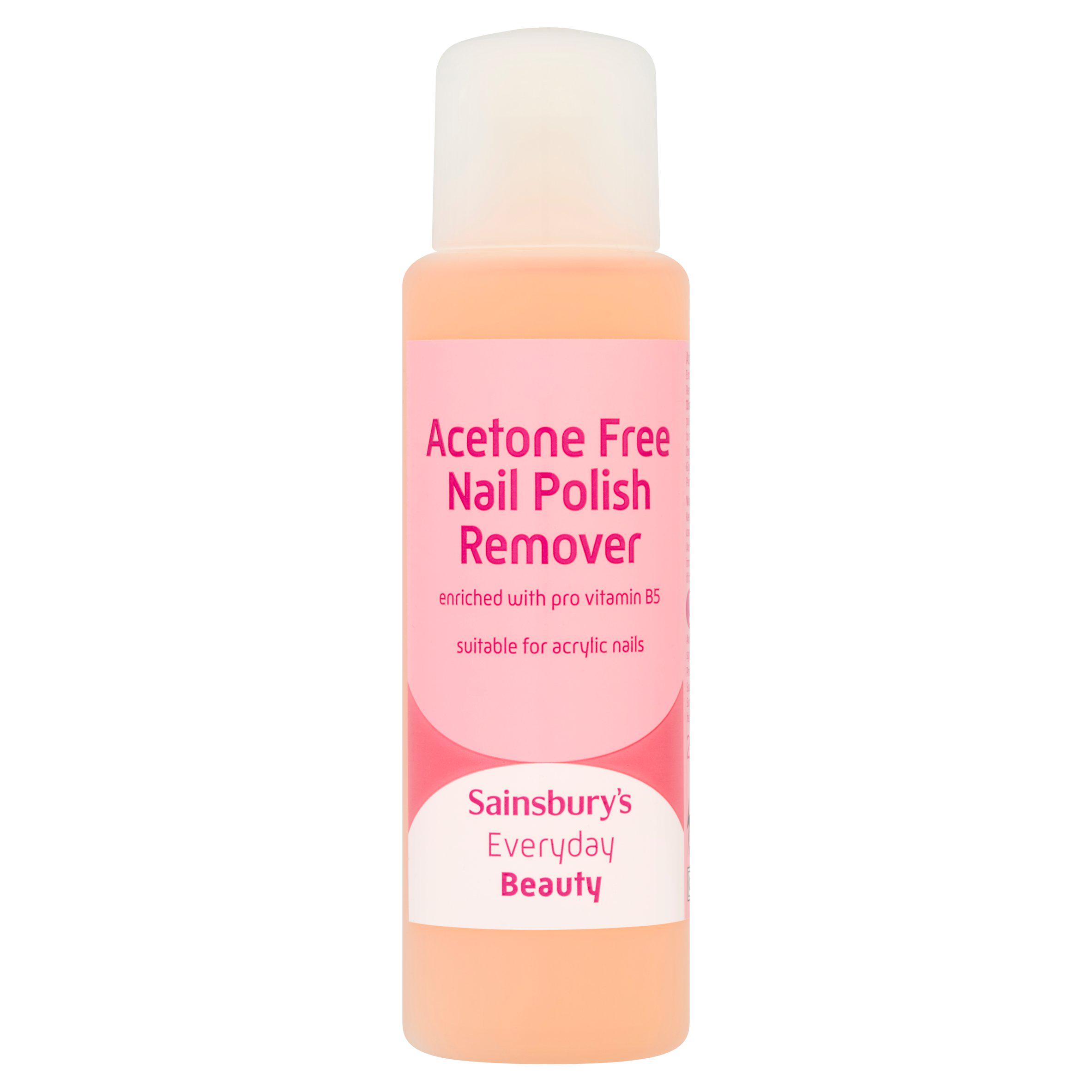 Sainsbury's Acetone Free Nail Polish Remover 250ml