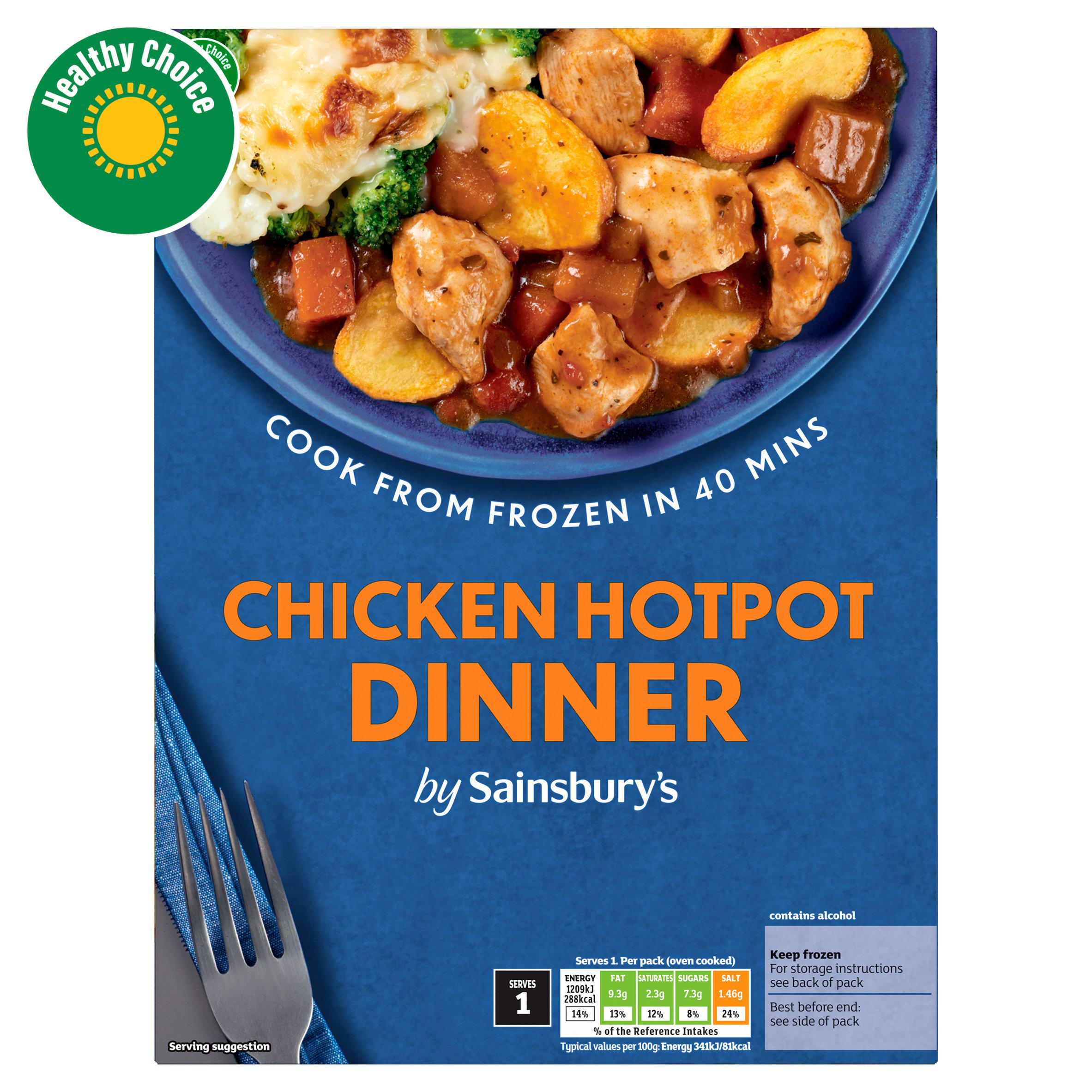 Sainsbury's Chicken Hotpot Dinner Ready Meal For 1 400g