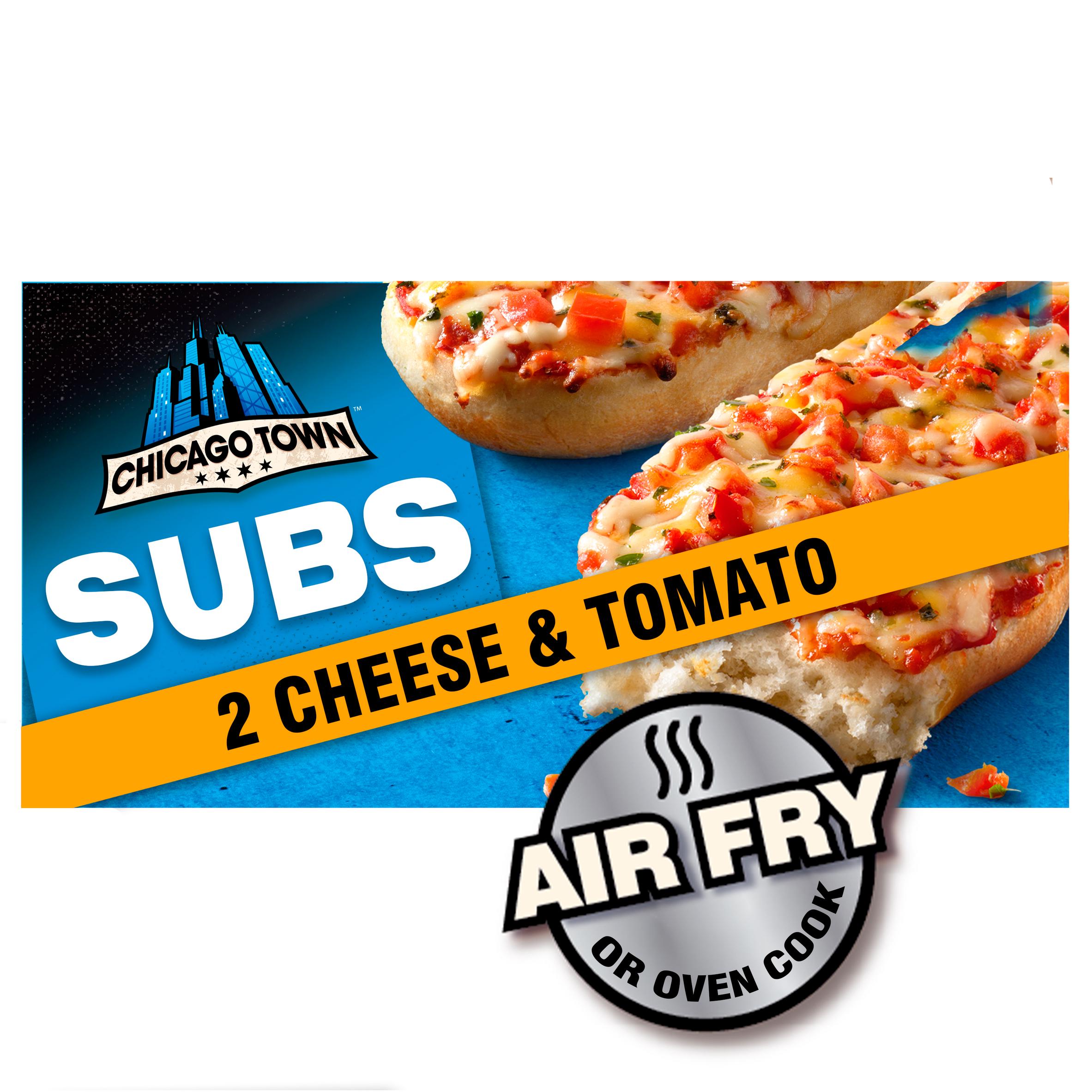 Chicago Town Sub Cheese & Tomato Pizzas x2 (250g) thumbnail 2