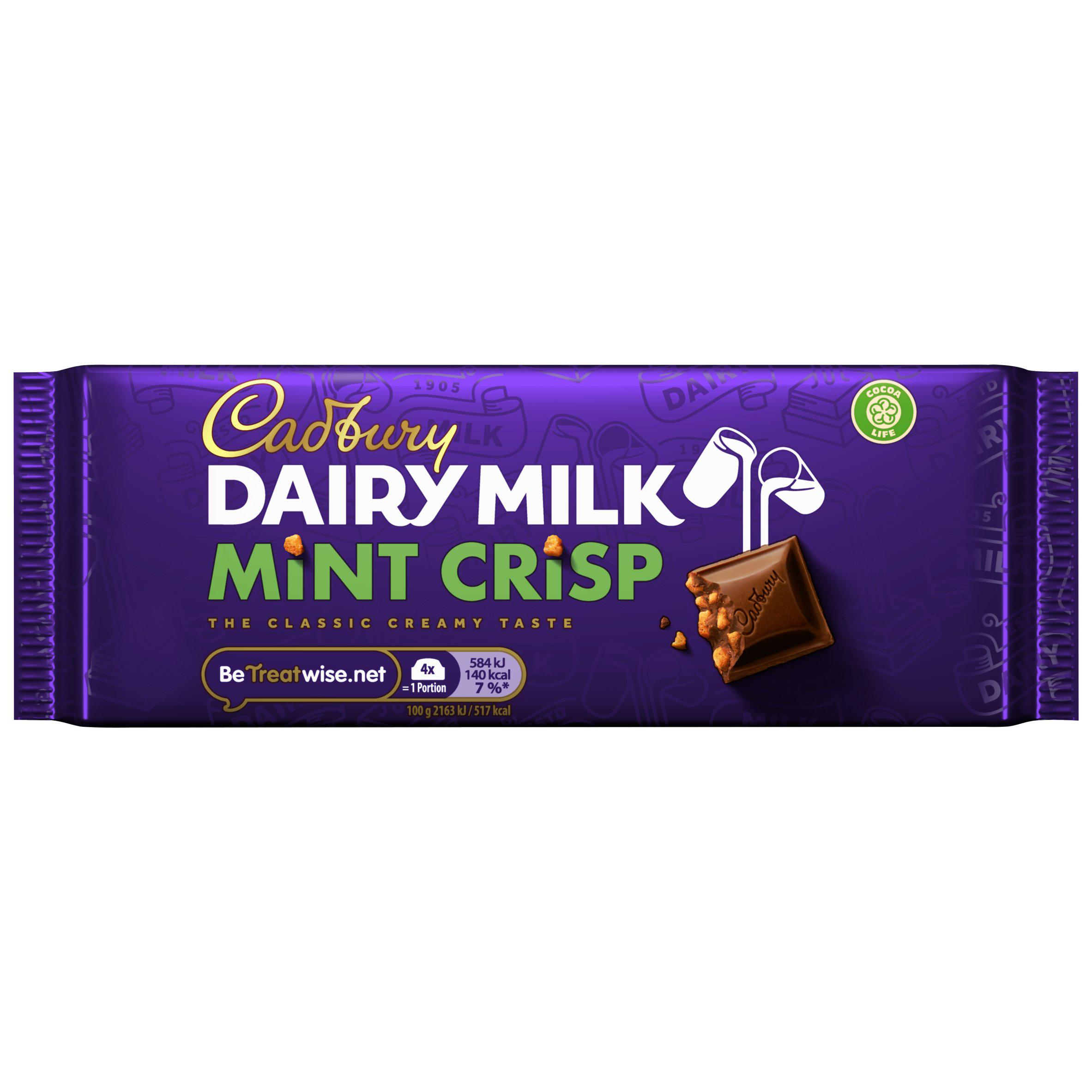 Cadbury Dairy Milk Mint Crisp 54g