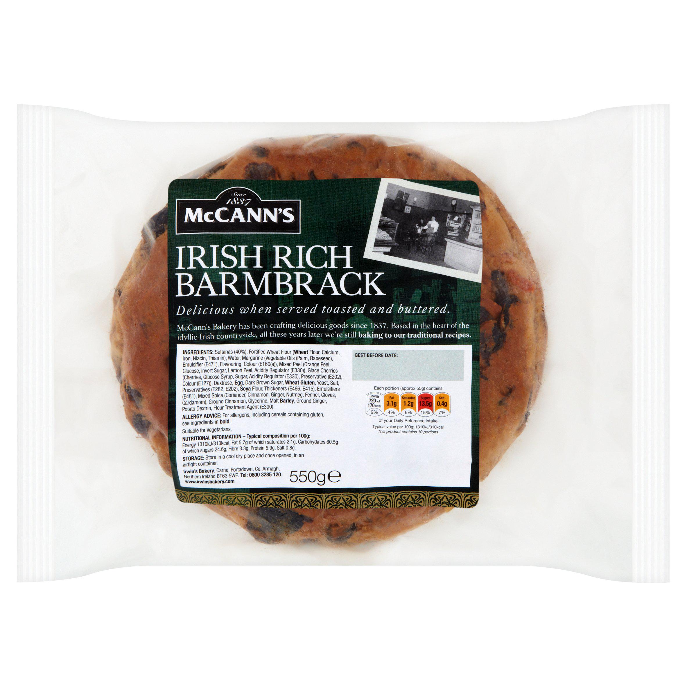Mccanns Irish Rich Barmbrack 553g