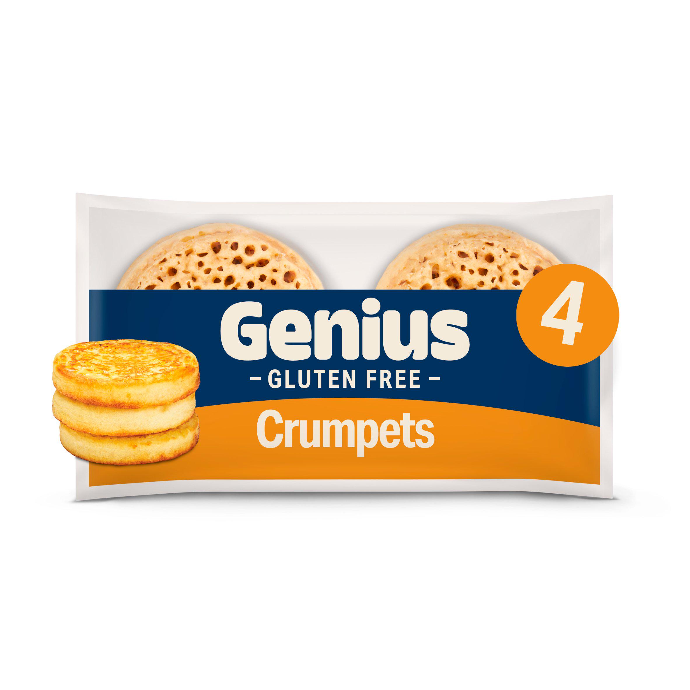 Genius 4 x Gluten Free Crumpets