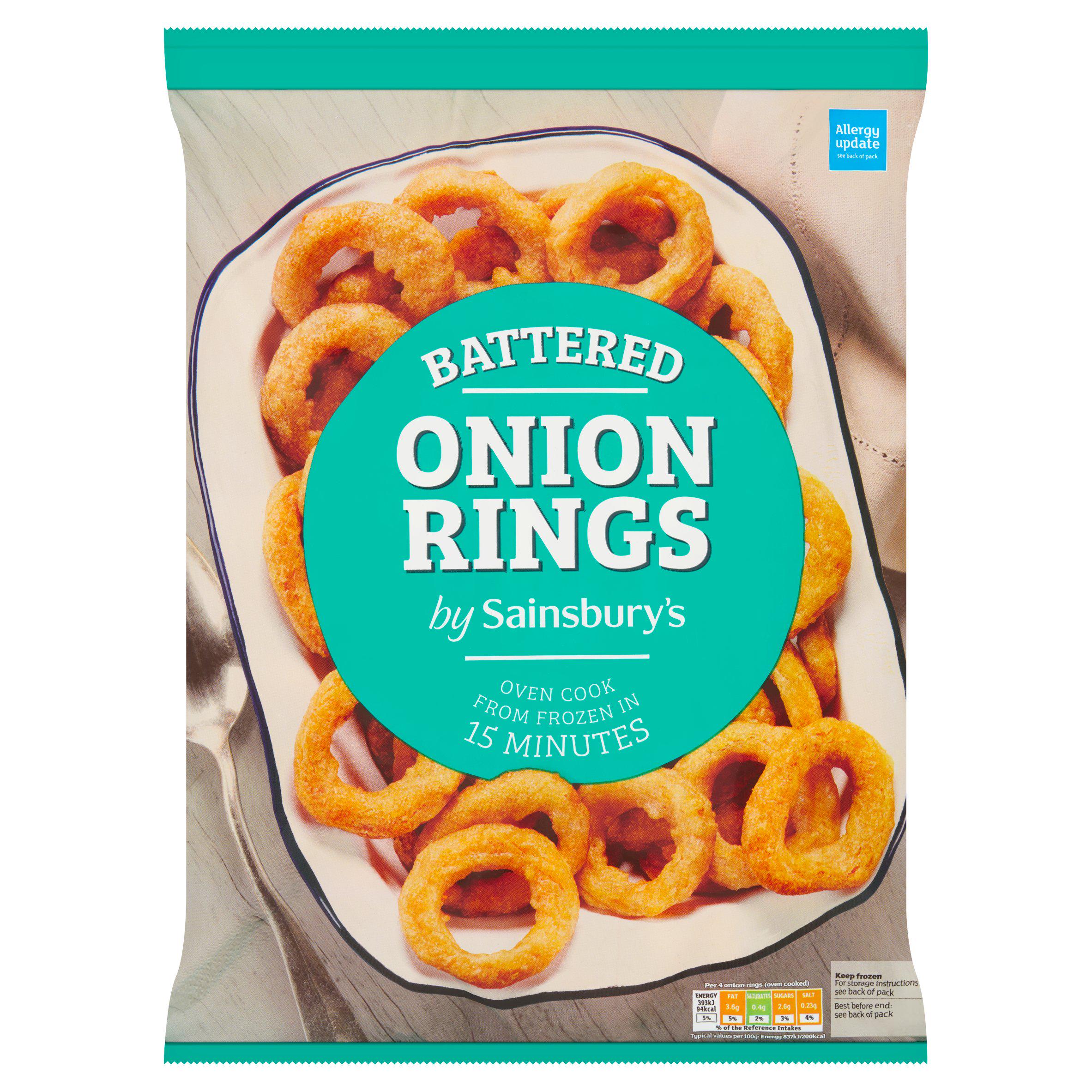 Sainsbury's Battered Onion Rings 800g