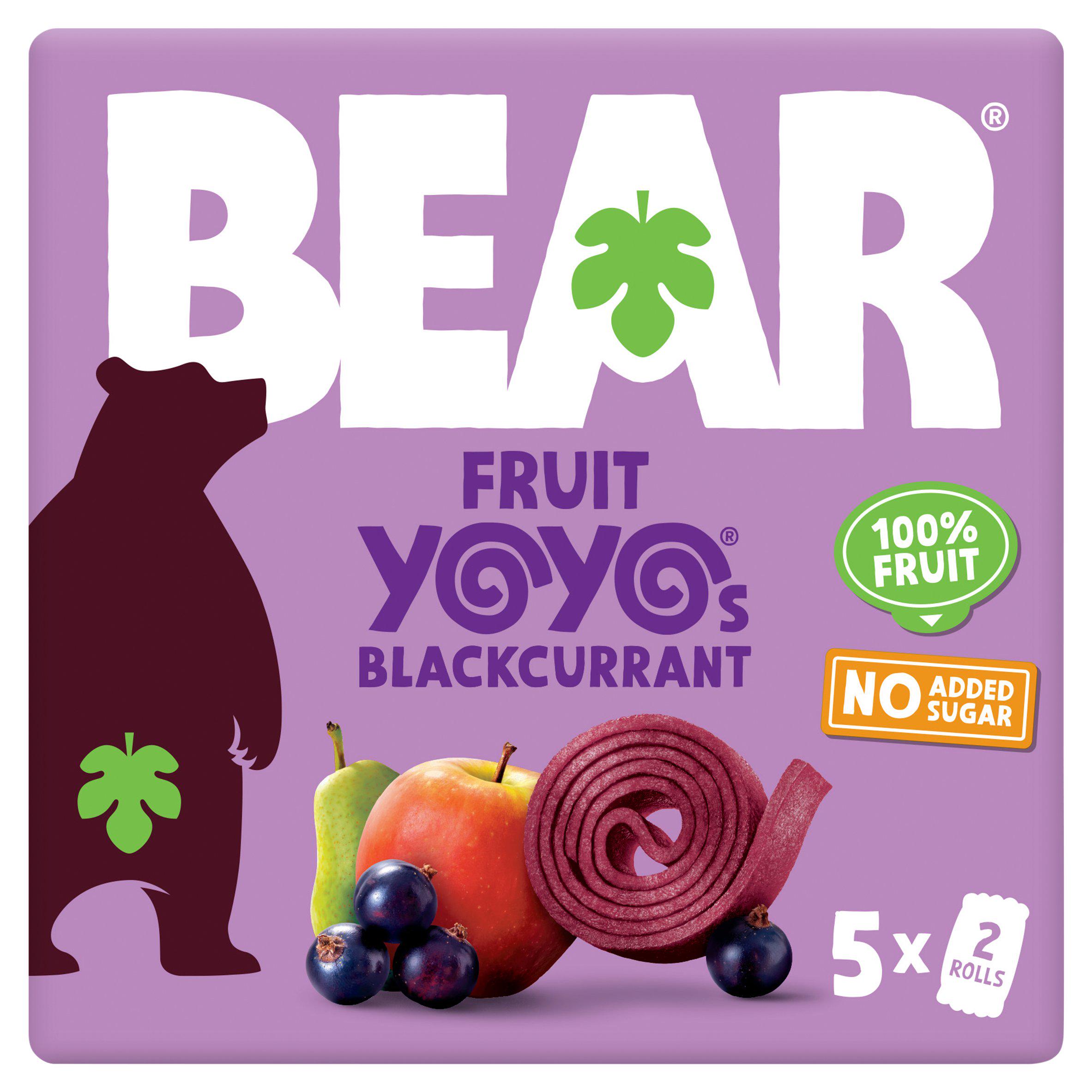 BEAR Fruit Yoyos Blackcurrant Multipack