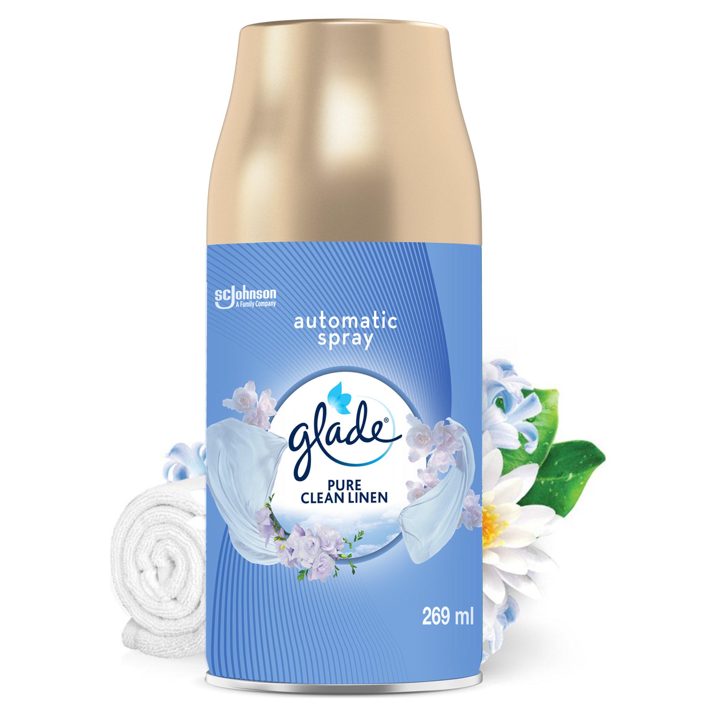 Glade Automatic Spray Refill Clean Linen Air Freshener 269ml