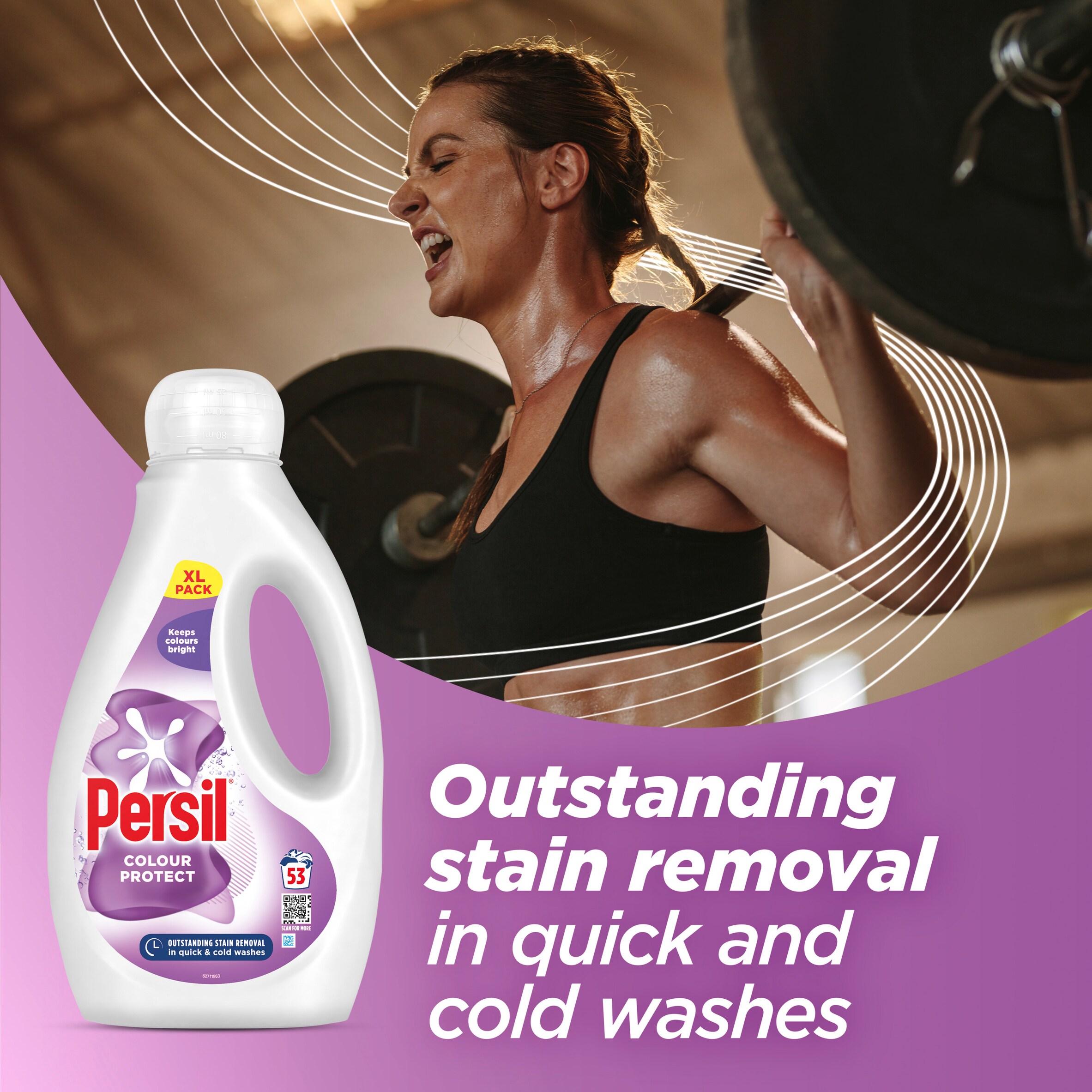 Persil Colour Protect 53 Washes Laundry Washing Liquid Detergent 1.43L thumbnail 2