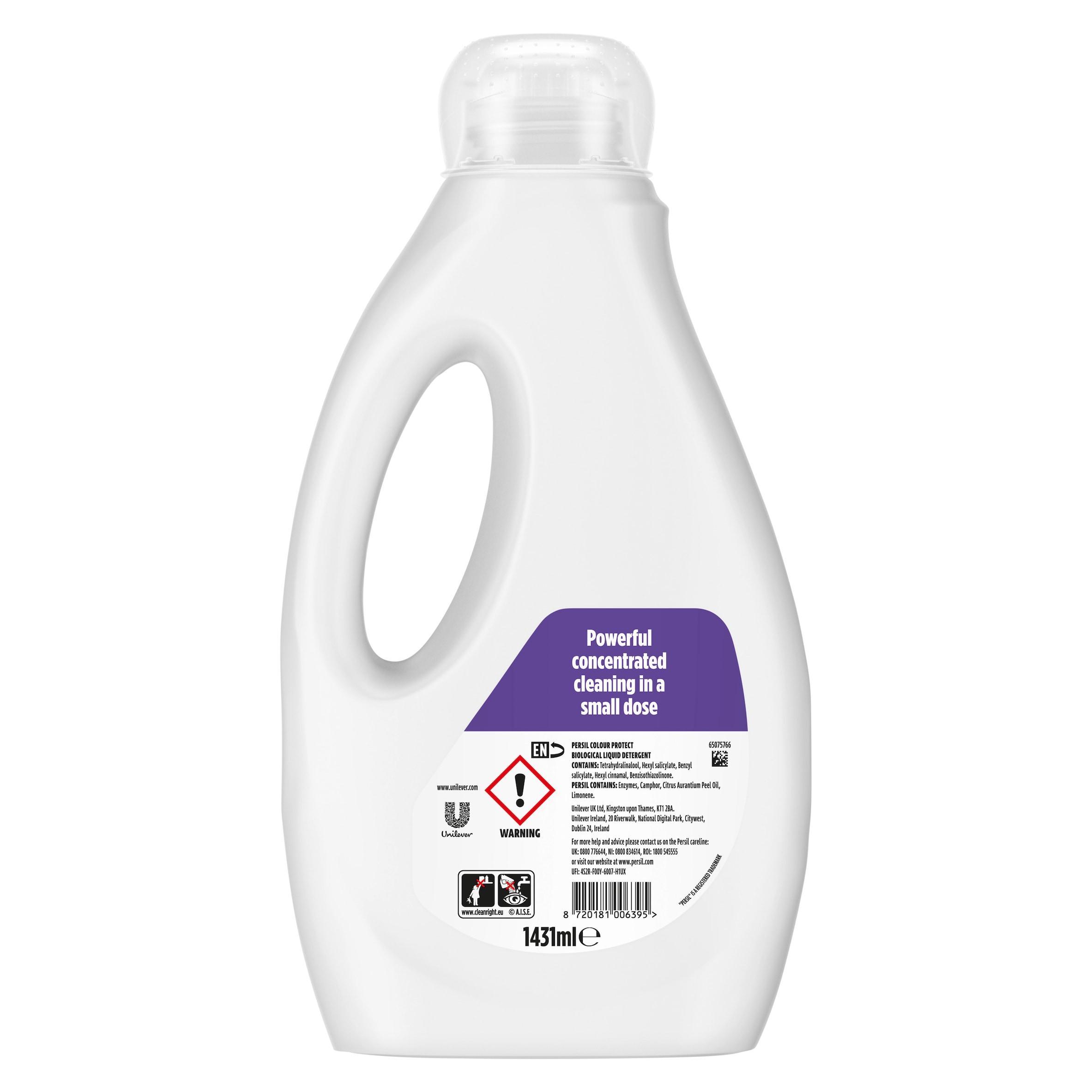 Persil Colour Protect 53 Washes Laundry Washing Liquid Detergent 1.43L thumbnail 6