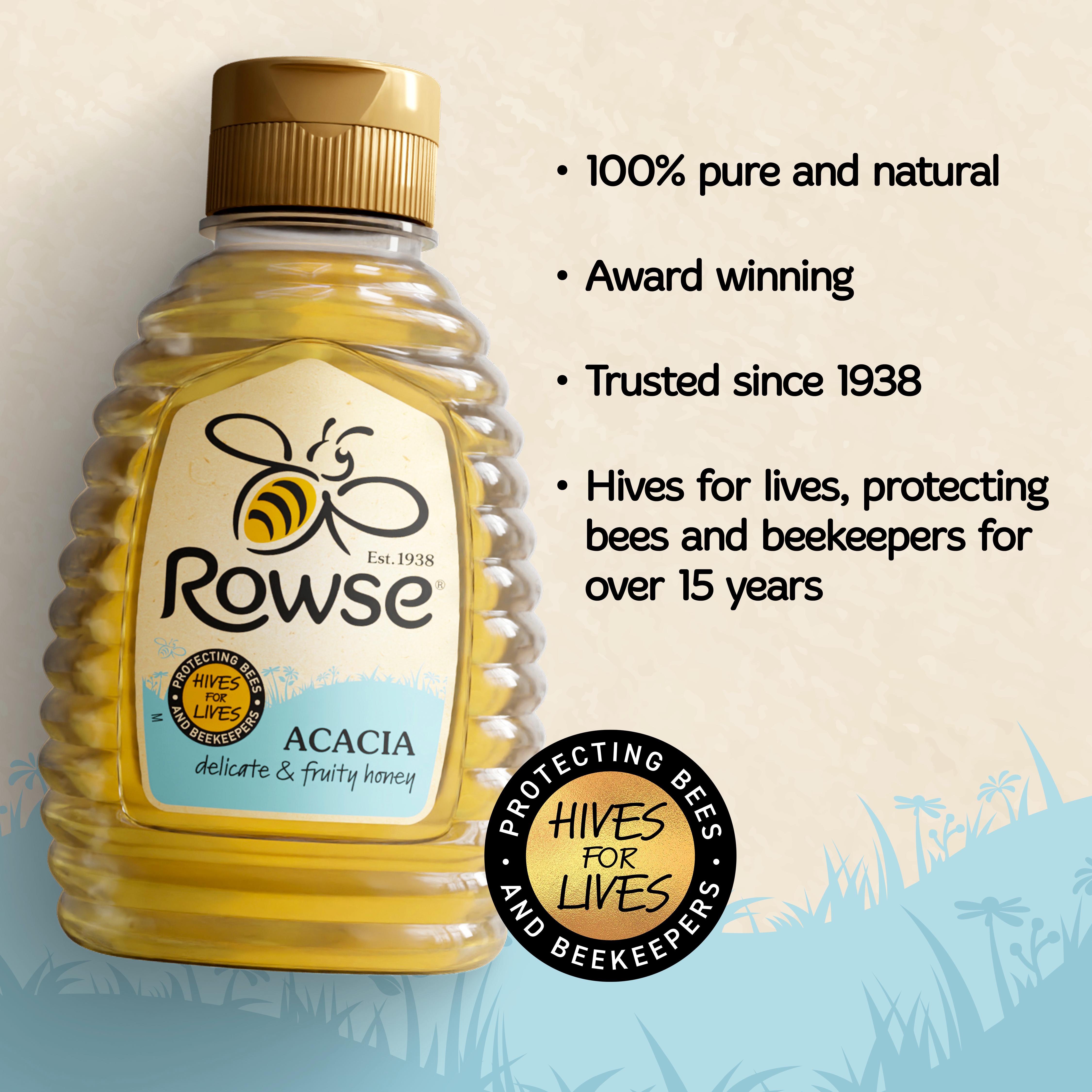 Rowse Acacia Honey Squeezy 250g thumbnail 2