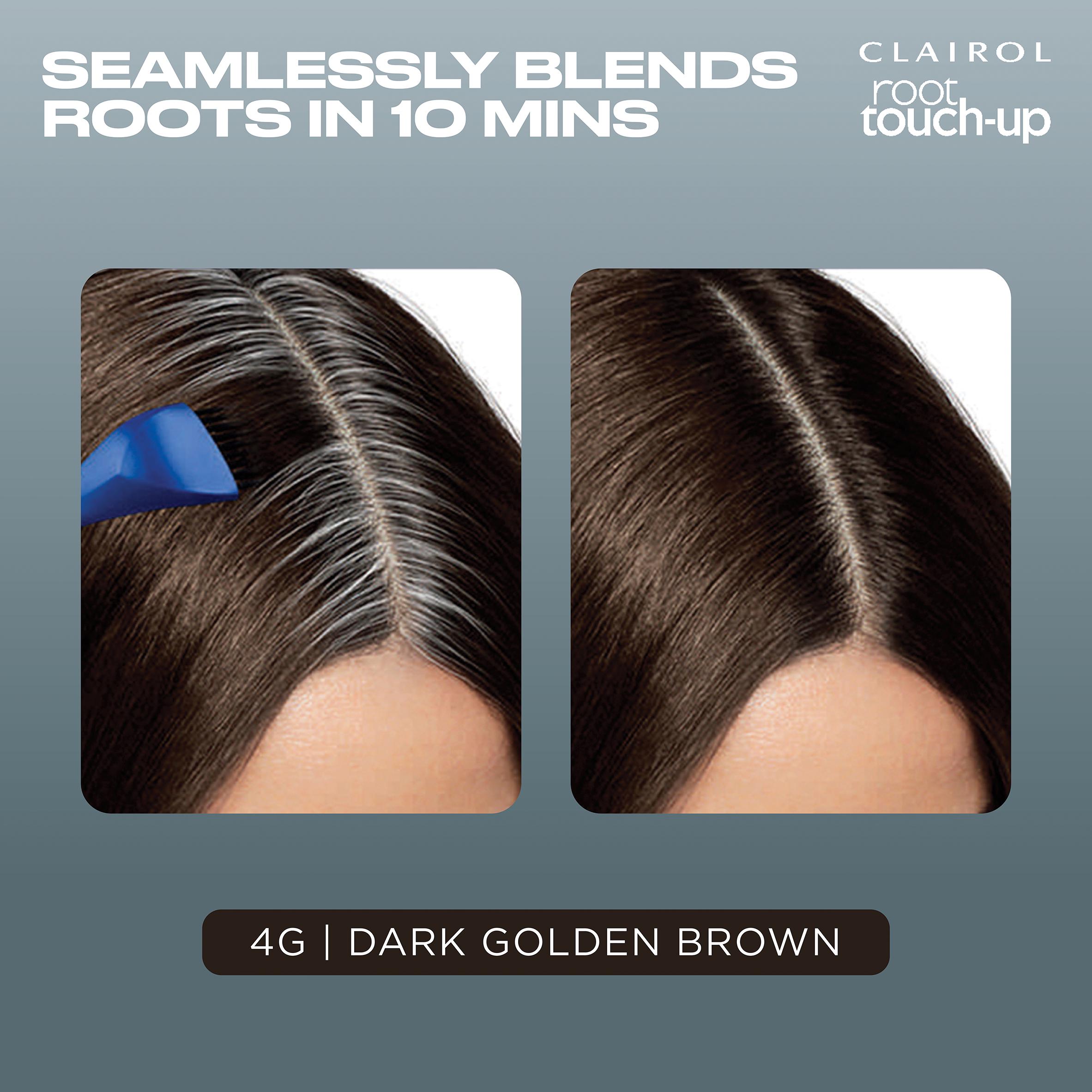 Clairol Root Touch-Up Permanent Hair Dye Dark Golden Brown 4G thumbnail 3