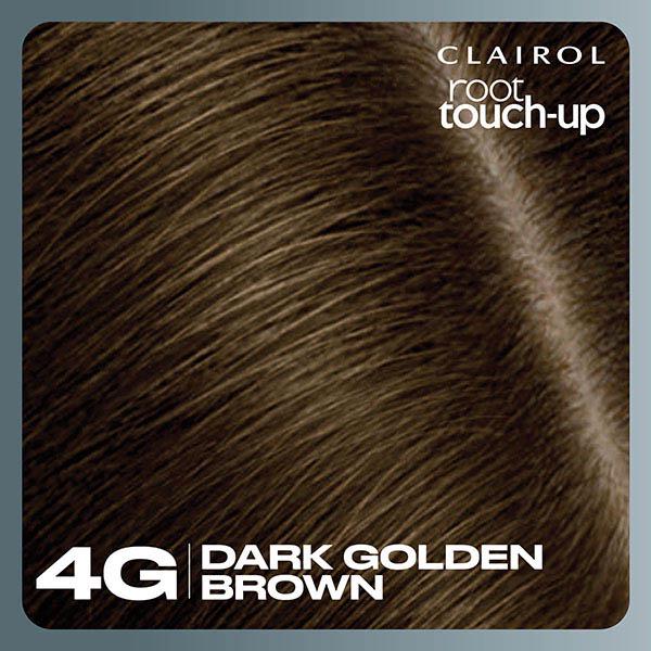 Clairol Root Touch-Up Permanent Hair Dye Dark Golden Brown 4G thumbnail 6