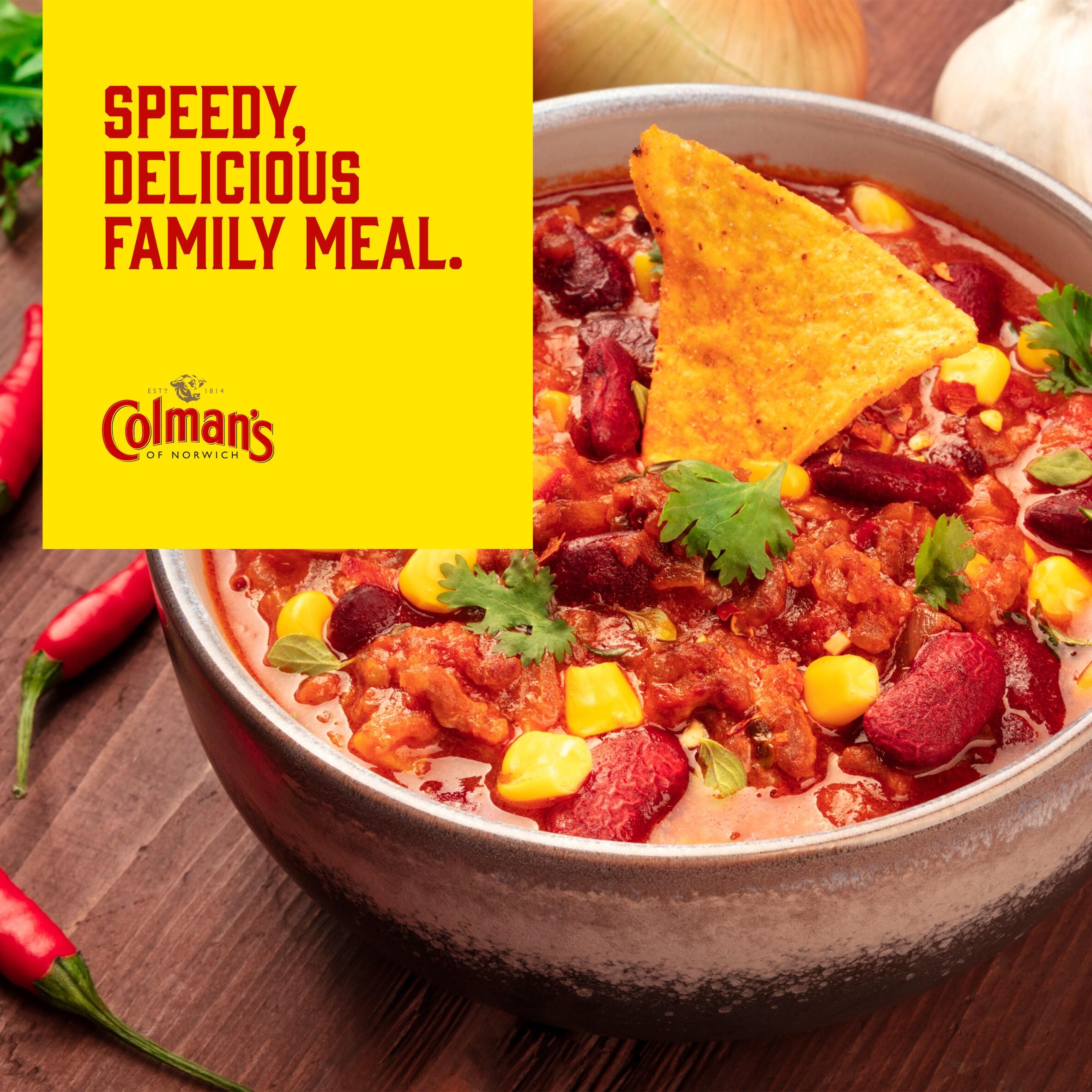 Colman's Hot Chilli Con Carne Recipe Mix 37g thumbnail 2